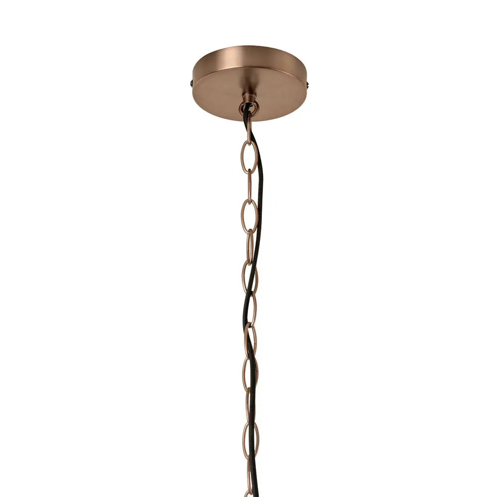 Dulwich Glass Layered Chandelier Light - Mocha Bronze Finish - Image 3
