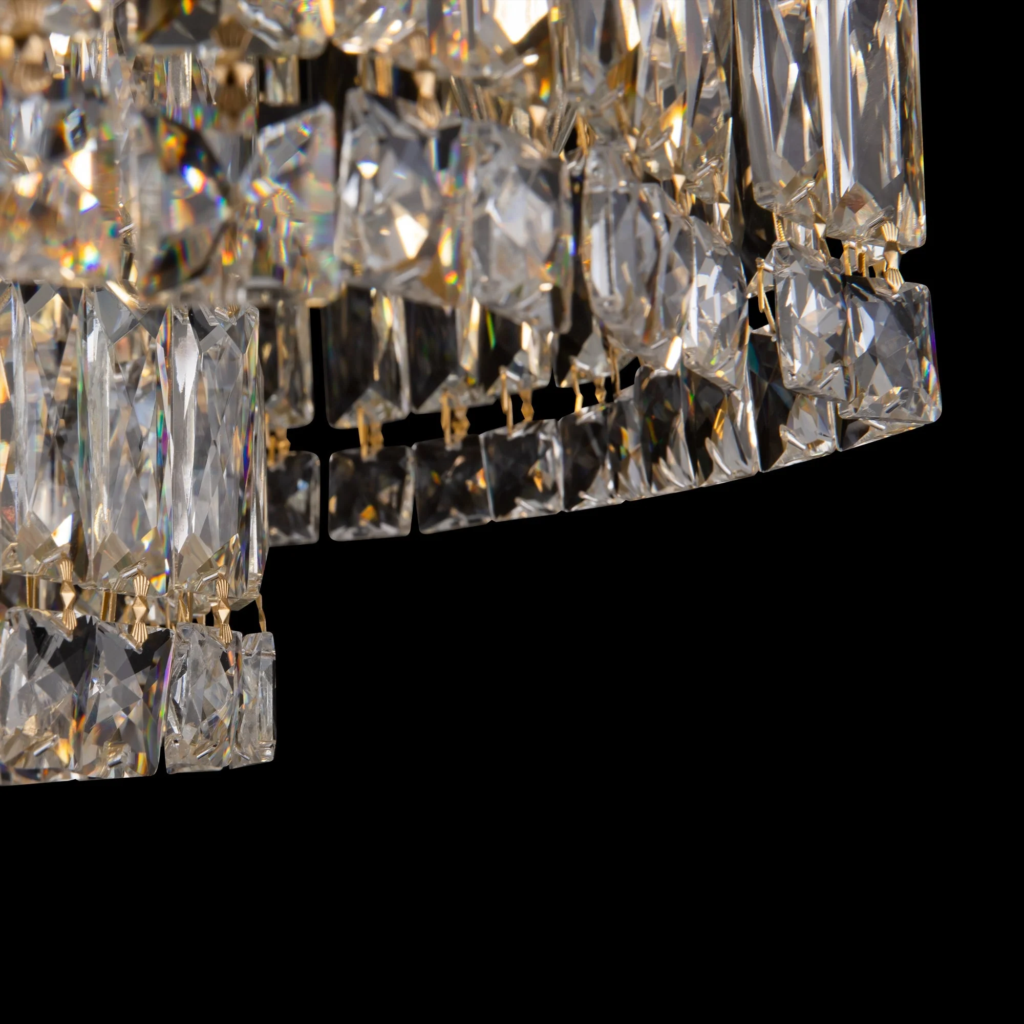 Dune 6lt Centre Ceiling Light - Gold/Chrome - Image 6