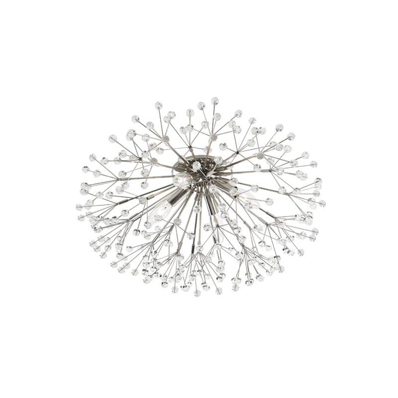 Dunkirk 4/6Lt Flush Mount - Brass/Nickel - Image 2