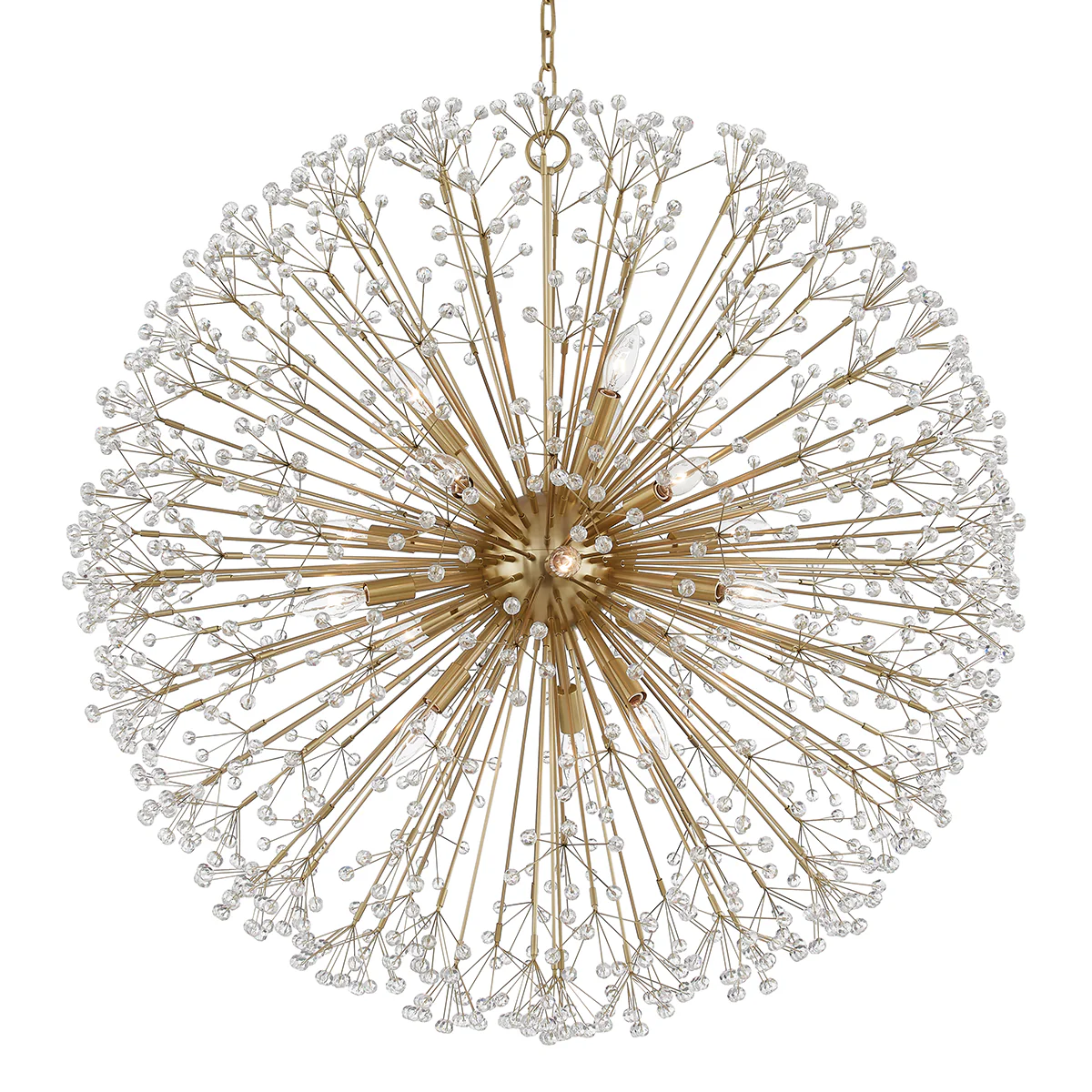 Dunkirk 8/10/16Lt Chandelier - Brass/Nickel - Image 3
