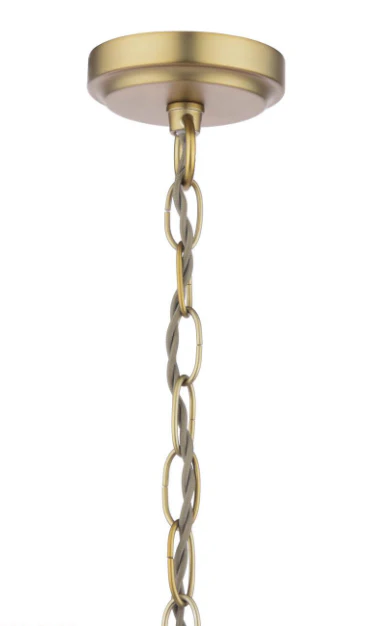 Durford Pendant Matt Antique Brass and White Ceramic - Image 6