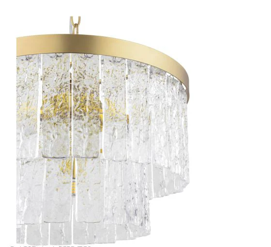 Durnsford 4 Light Pendant Matt Antique Brass and Glass - Image 4