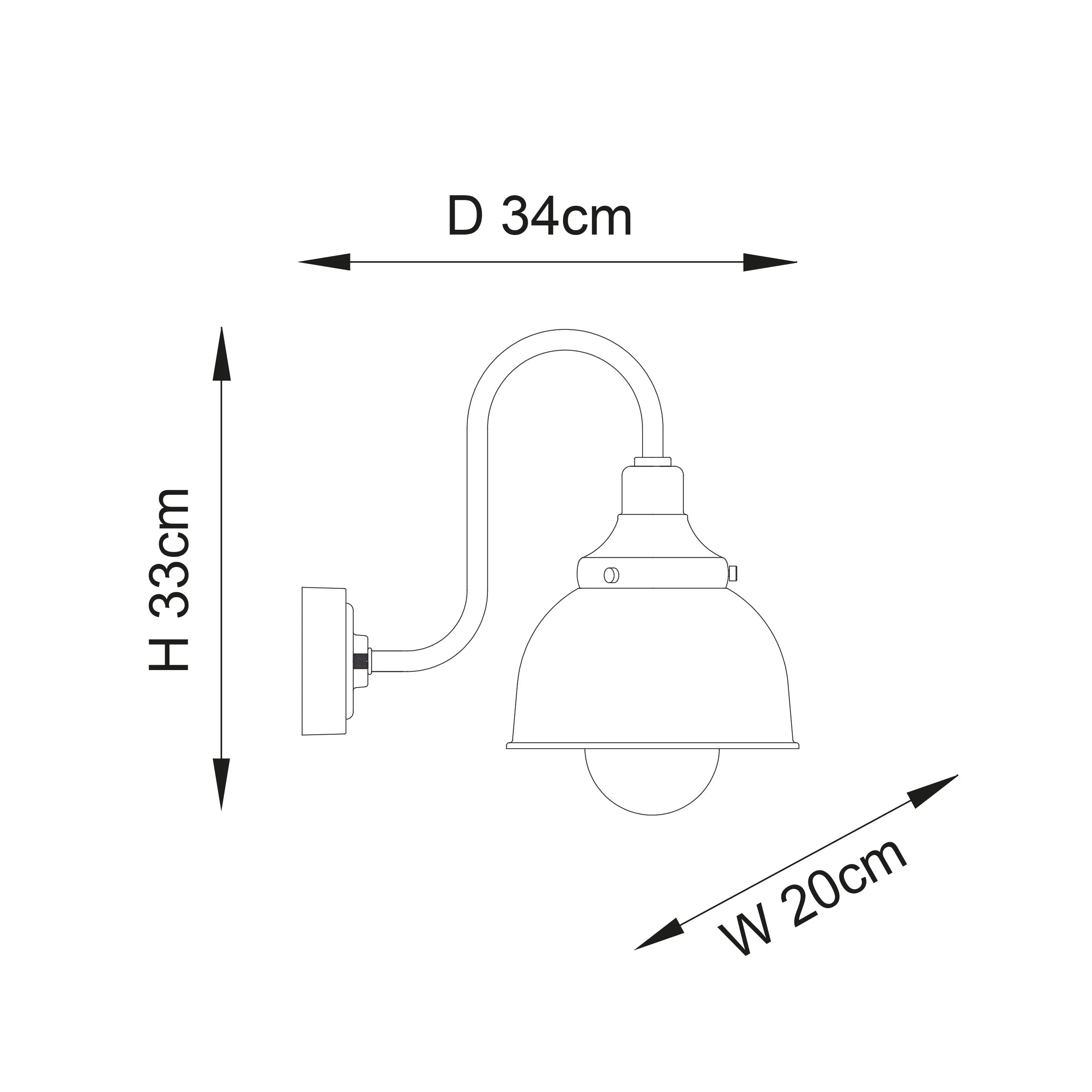 Dylan Wall Light - Matt Black - Image 10