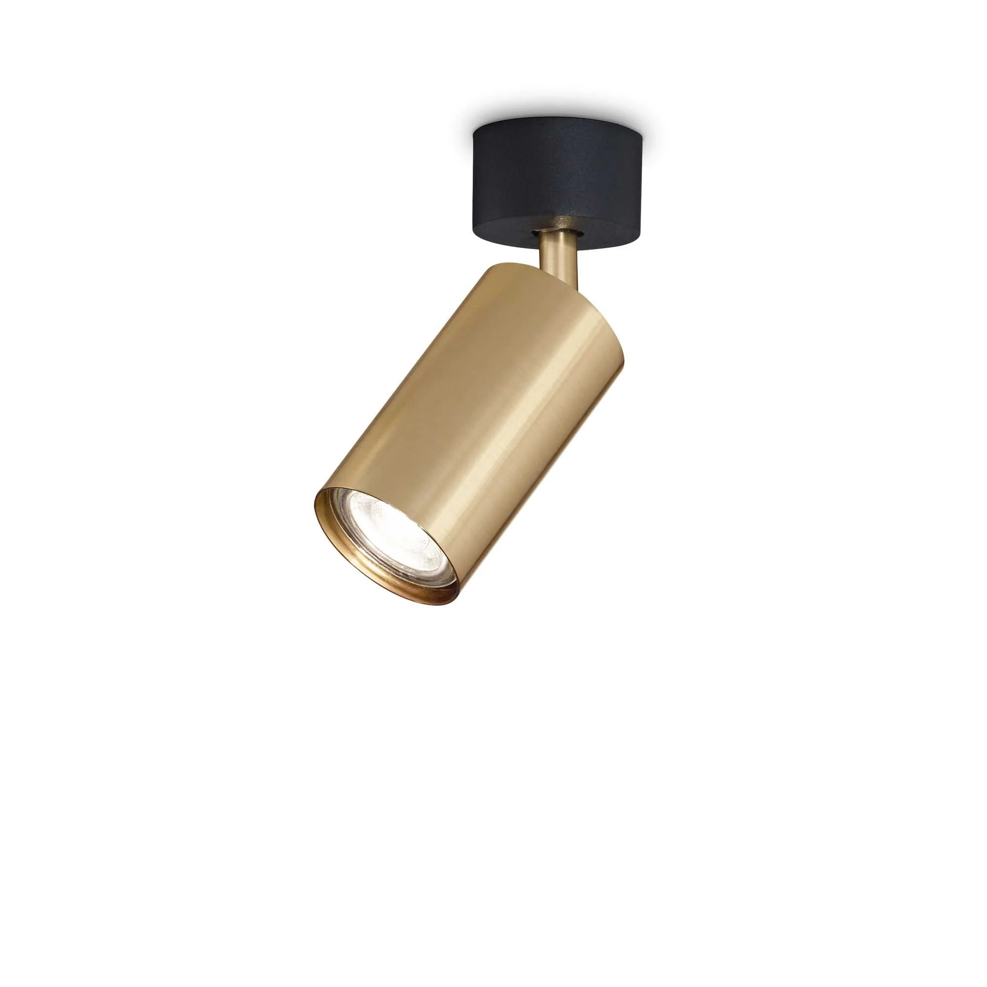Dynamite 1Lt Spotlight IP20  - White/Black/Brass - Image 3