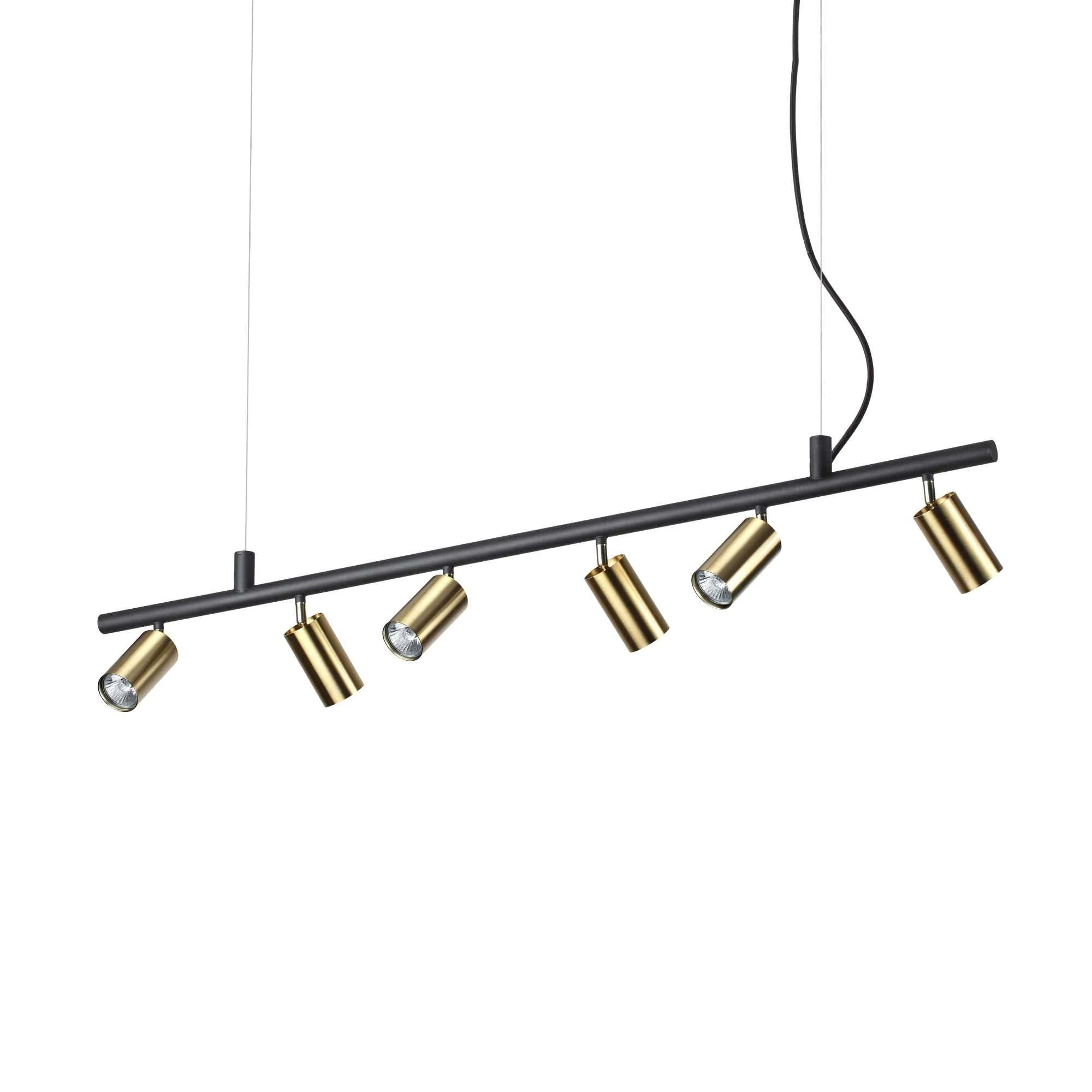 Dynamite sp4/sp6 Island Light - White/Black/Satin Brass Finish, IP20 - Image 3