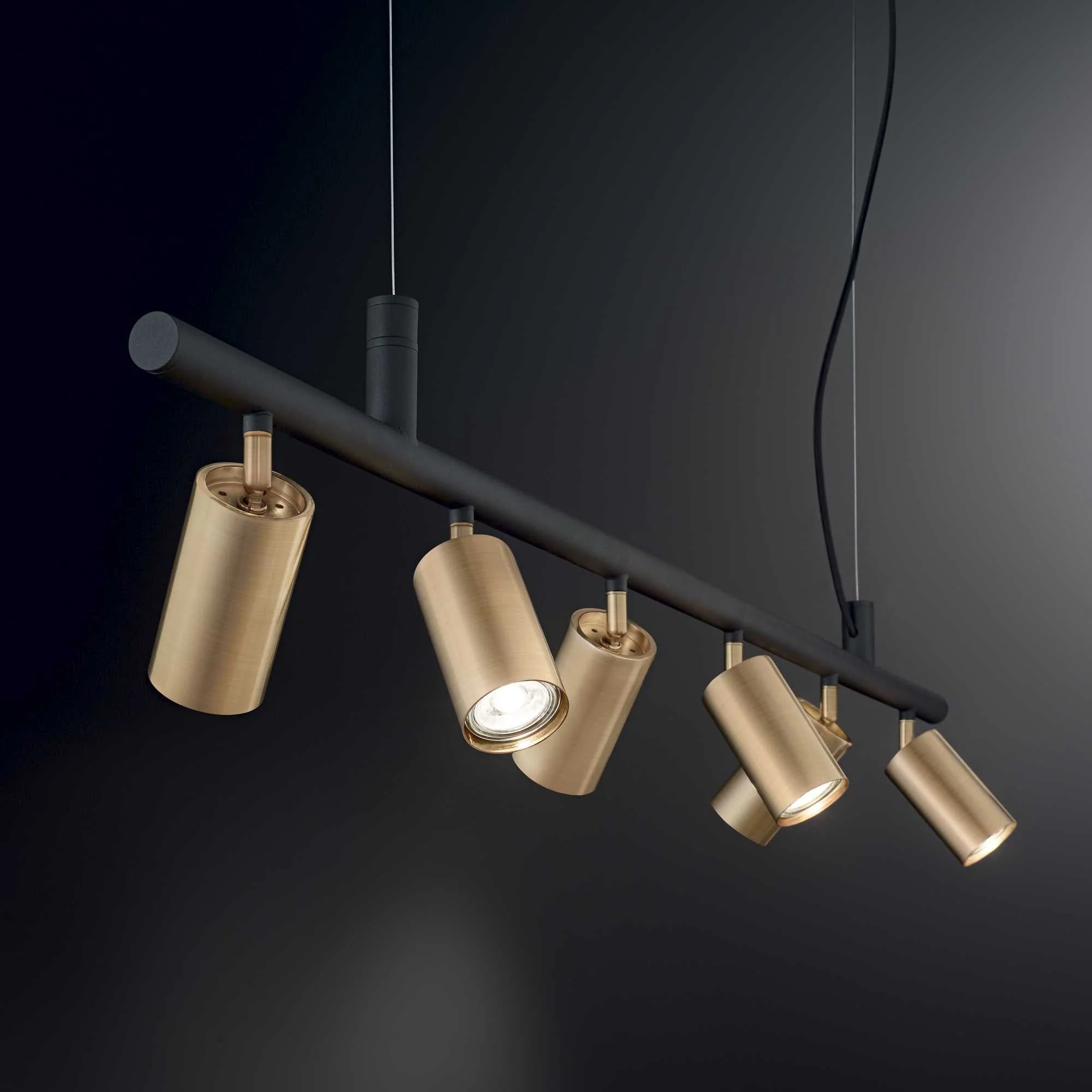Dynamite sp4/sp6 Island Light - White/Black/Satin Brass Finish, IP20 - Image 4