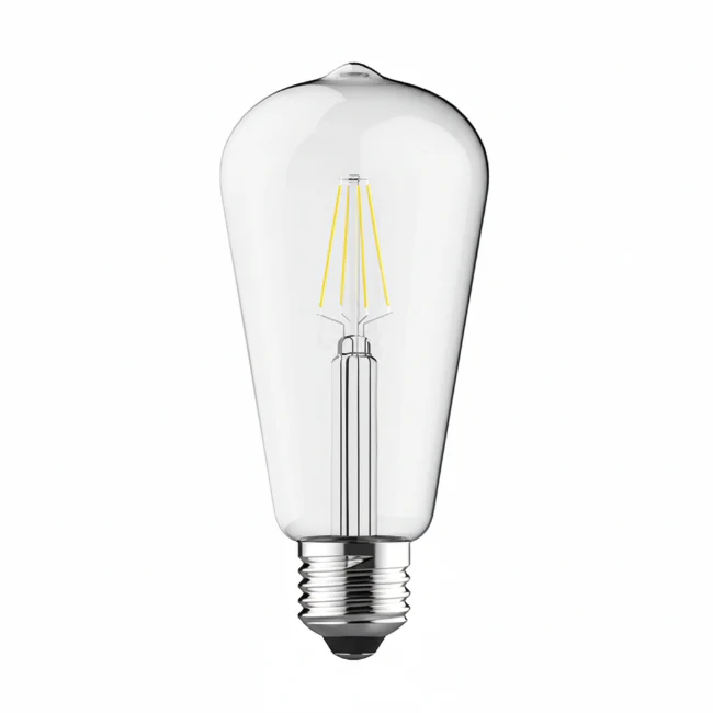 E27 Pear Shaped 4-6.5W Bulb- Various Finishes - Image 4