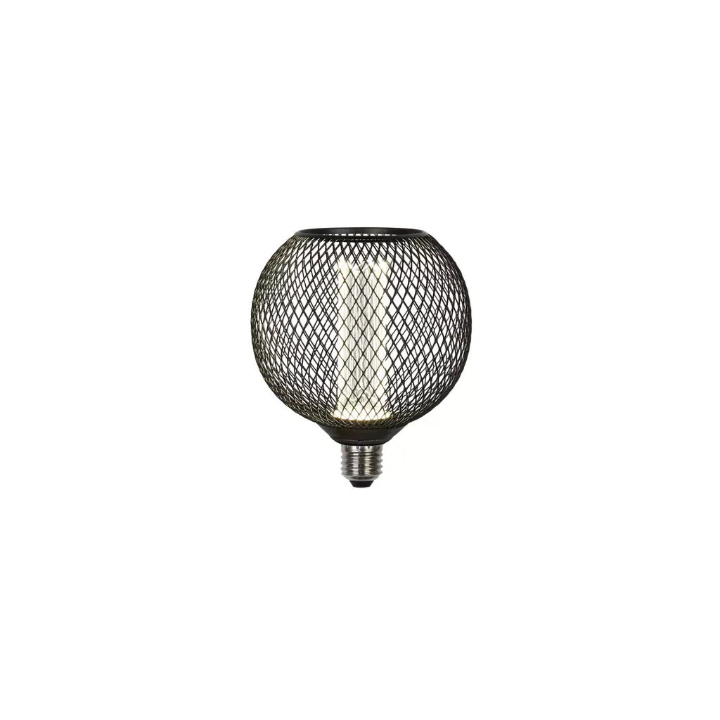 E27 Globe Mesh Lamp- Gold/ Black Finishes - Image 3