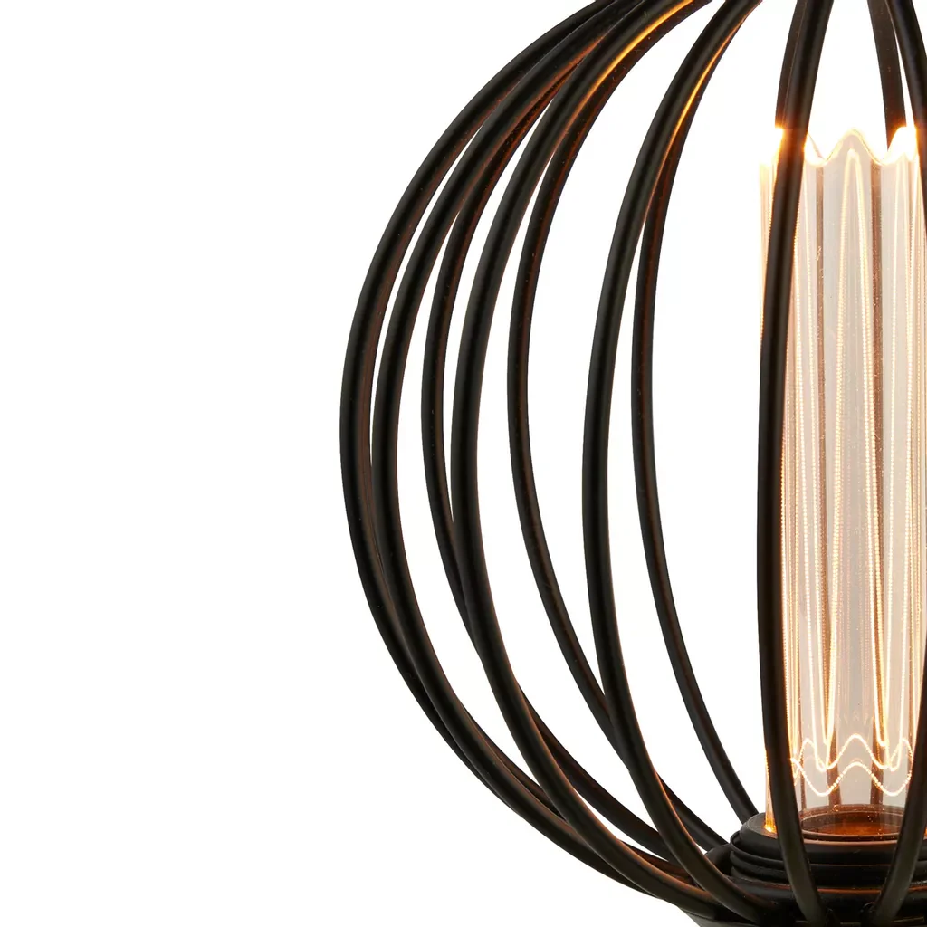 E27 Globe Wire Lamp- Gold/ Black Finishes - Image 16