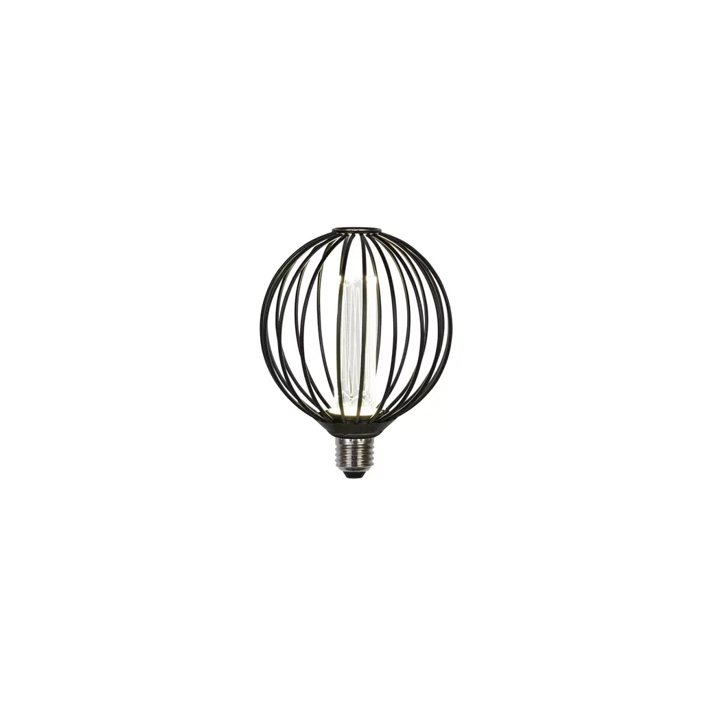 E27 Globe Wire Lamp- Gold/ Black Finishes - Image 6