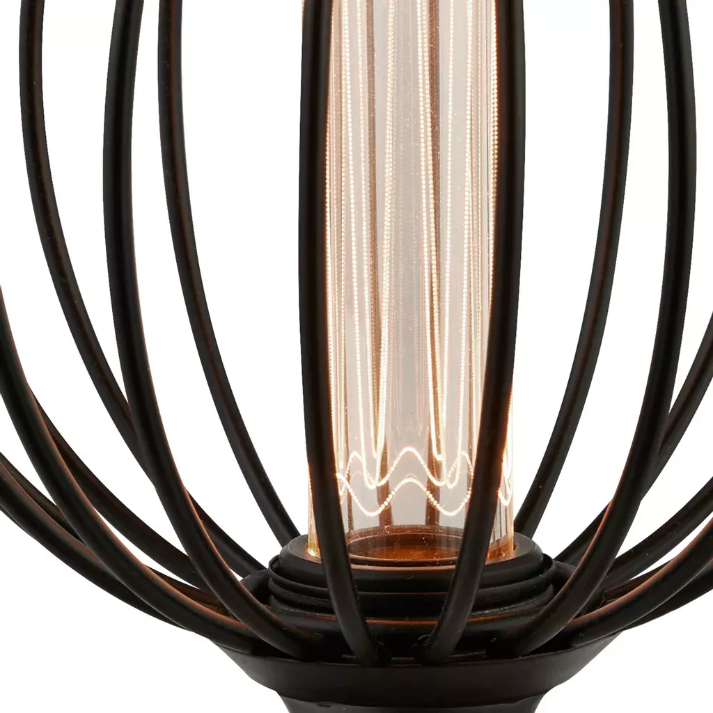 E27 Globe Wire Lamp- Gold/ Black Finishes - Image 9