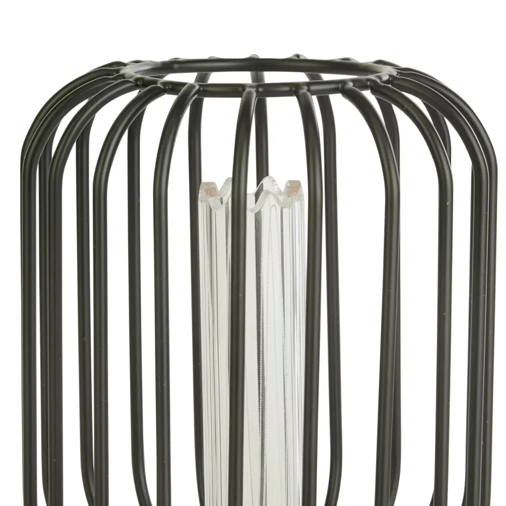 E27 LED Drum Lamp- Black/ Gold Finishes - Image 13