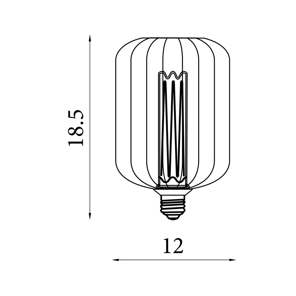 E27 LED Drum Lamp- Black/ Gold Finishes - Image 19