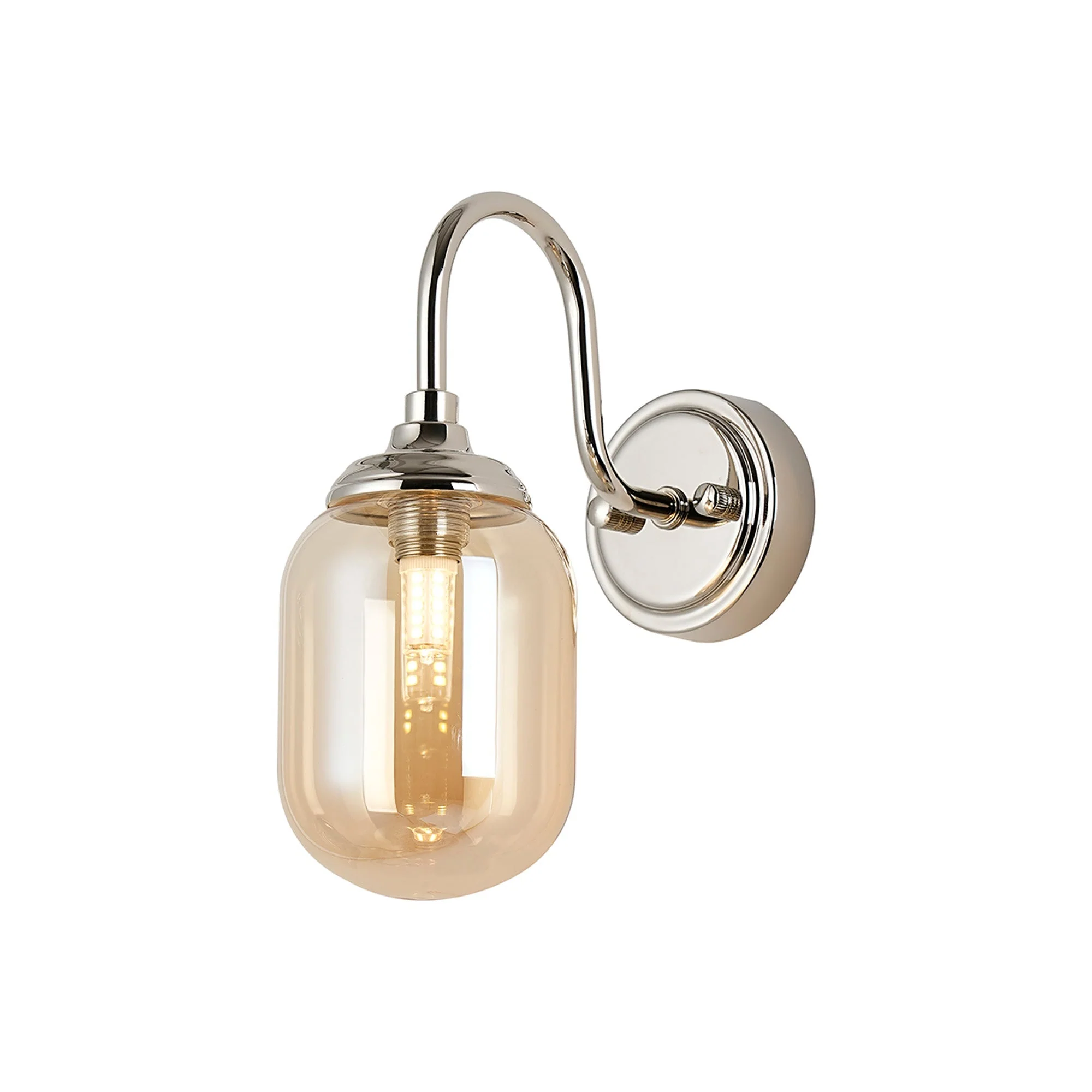 Earl 1Lt Curved Bathroom Wall Light IP44 -  Various Styles - Image 15