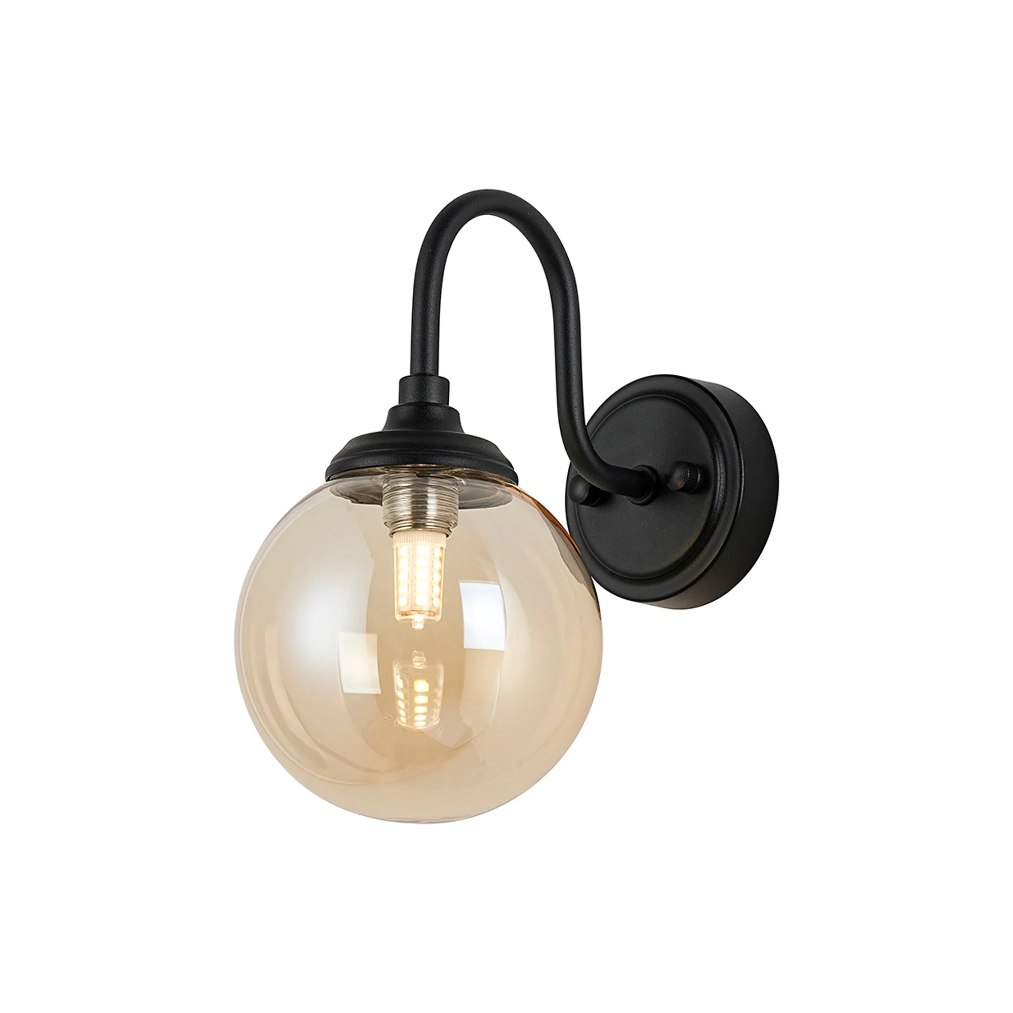 Earl 1Lt Curved Bathroom Wall Light IP44 -  Various Styles - Image 18