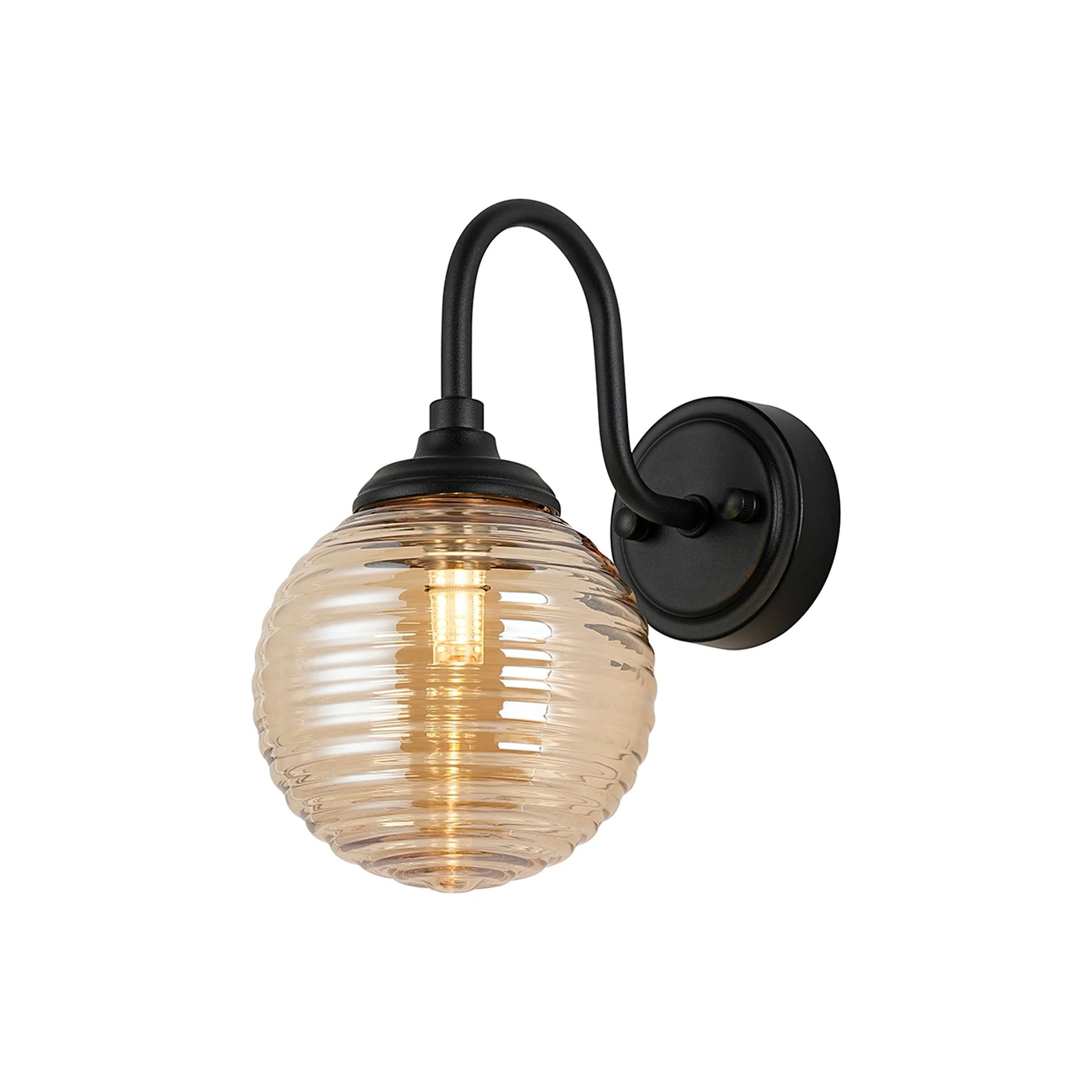Earl 1Lt Curved Bathroom Wall Light IP44 -  Various Styles - Image 19