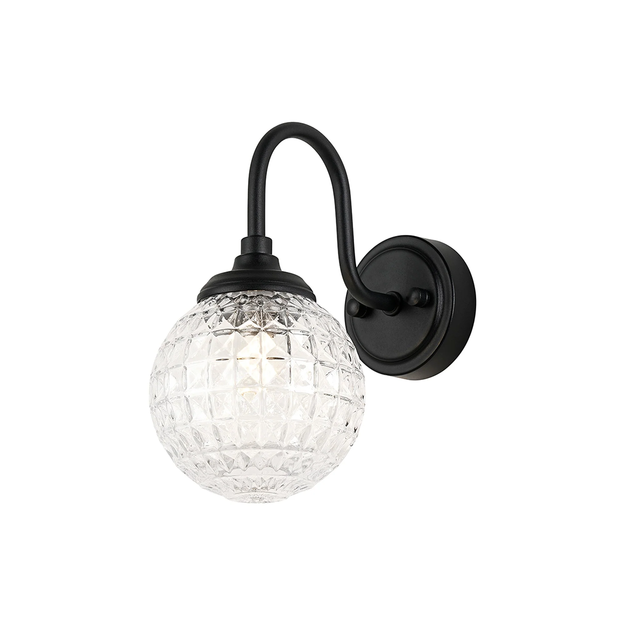 Earl 1Lt Curved Bathroom Wall Light IP44 -  Various Styles - Image 22