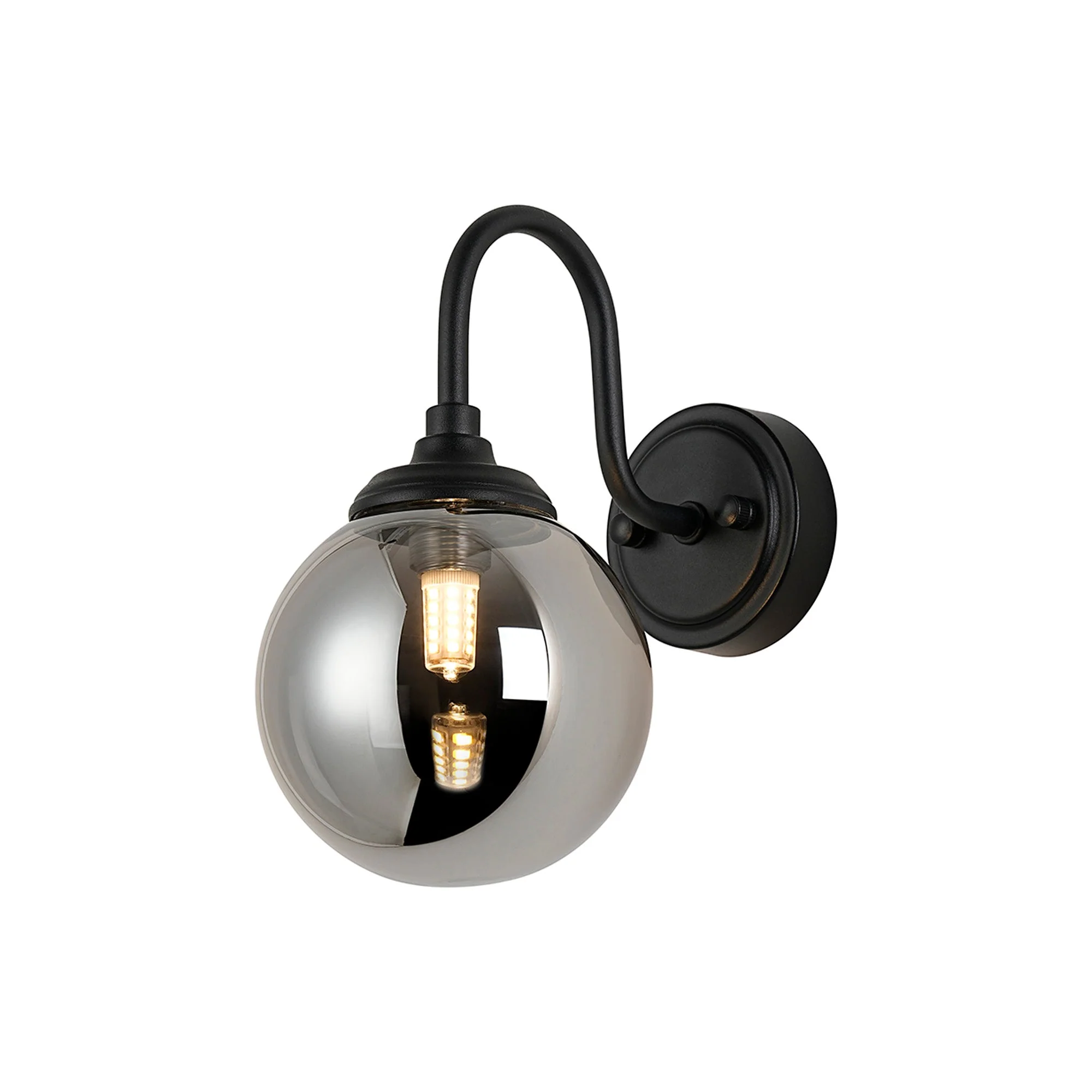 Earl 1Lt Curved Bathroom Wall Light IP44 -  Various Styles - Image 29