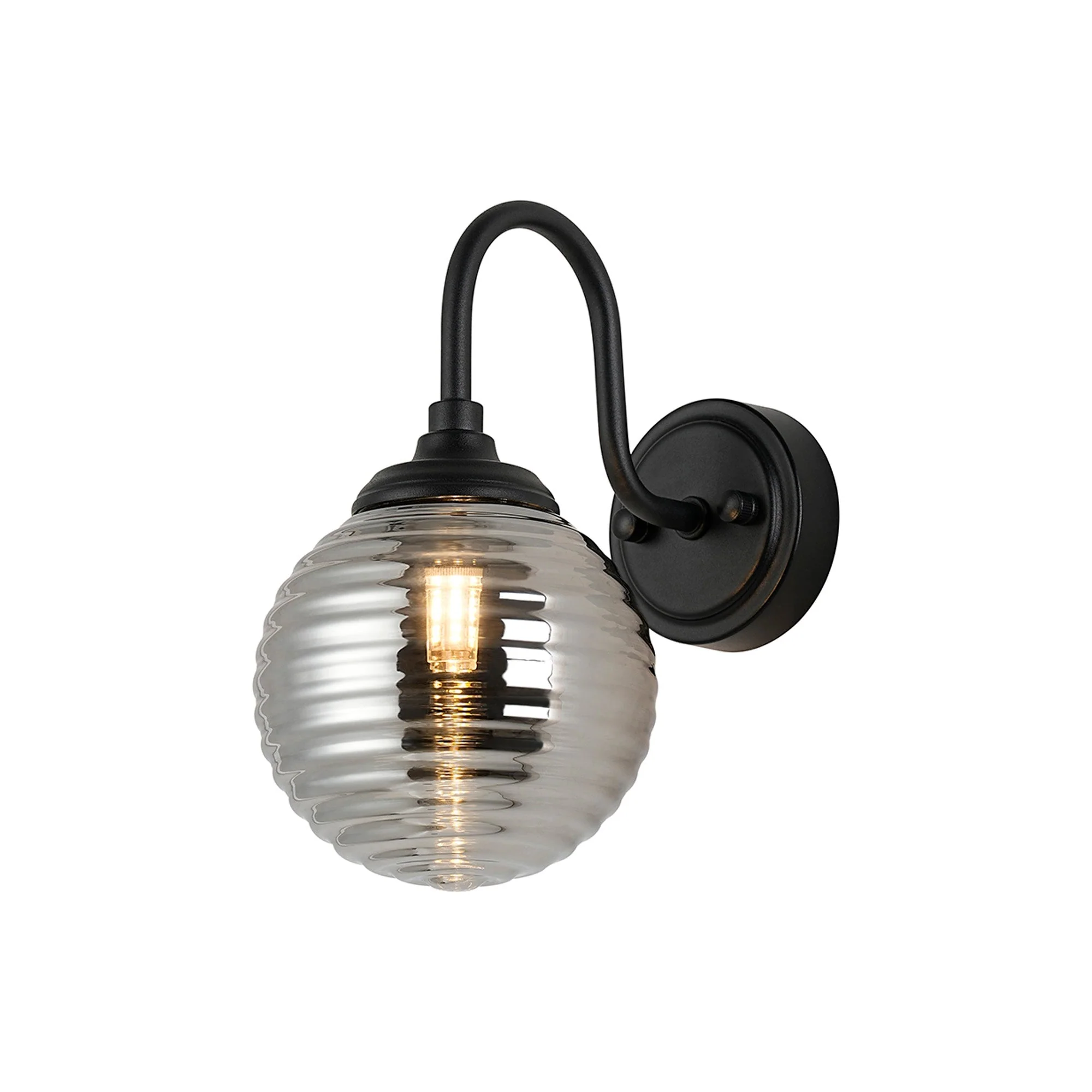 Earl 1Lt Curved Bathroom Wall Light IP44 -  Various Styles - Image 30