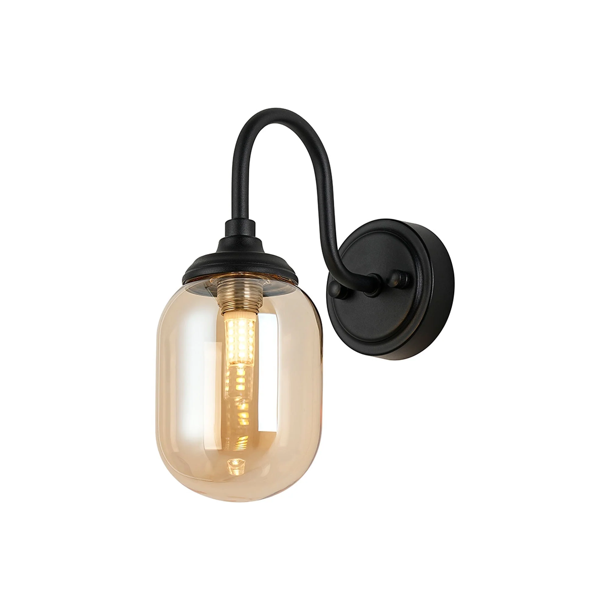 Earl 1Lt Curved Bathroom Wall Light IP44 -  Various Styles - Image 32