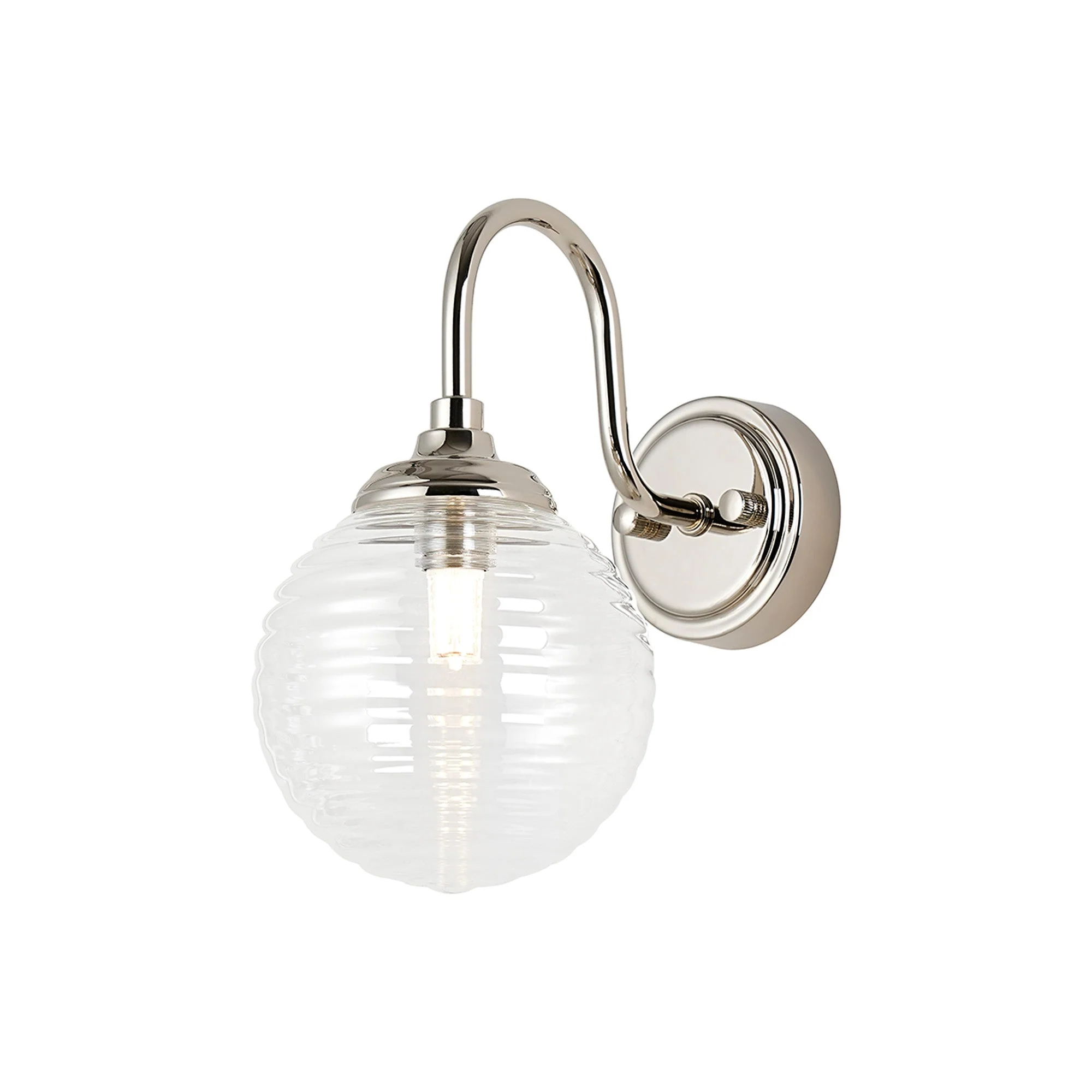 Earl 1Lt Curved Bathroom Wall Light IP44 -  Various Styles - Image 4