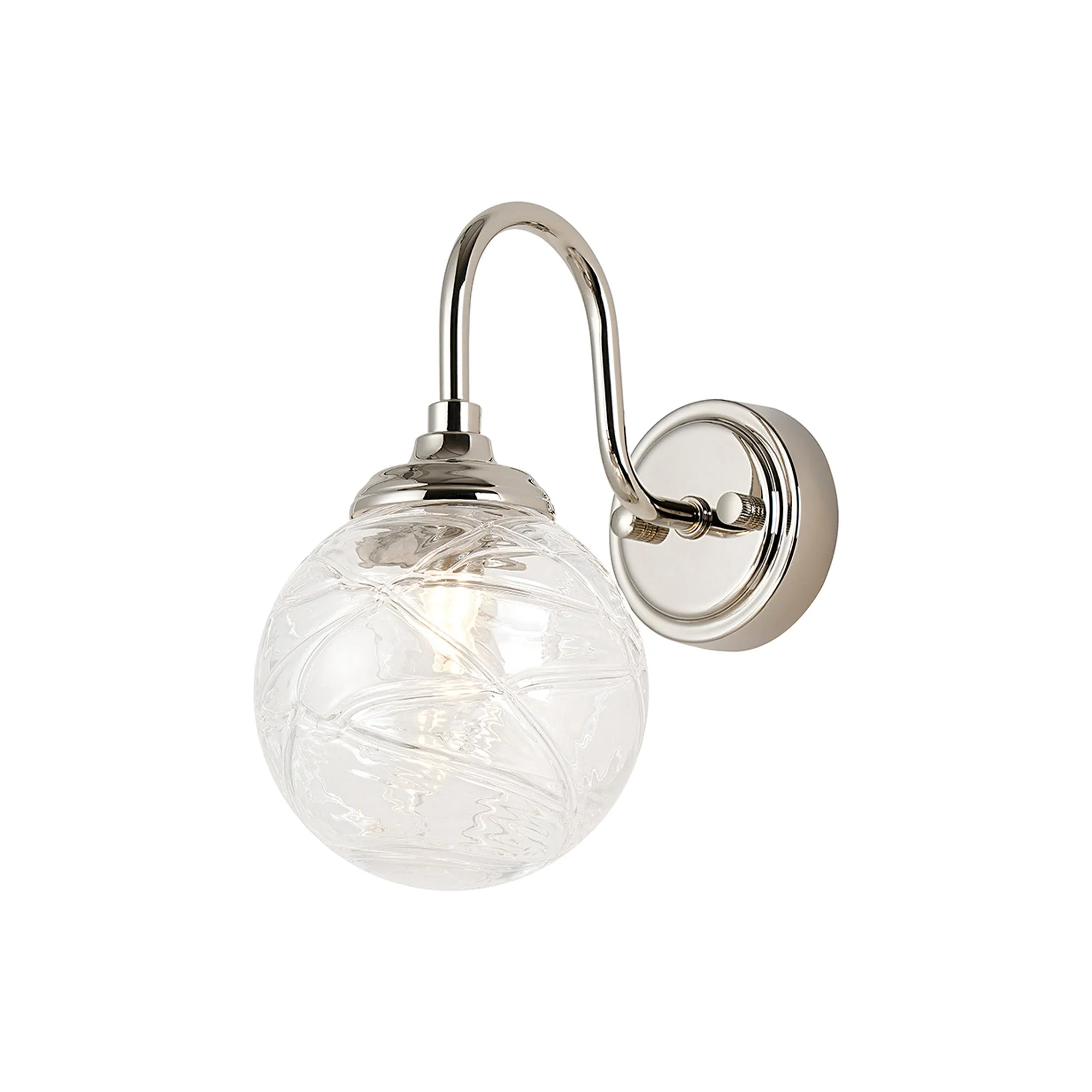 Earl 1Lt Curved Bathroom Wall Light IP44 -  Various Styles - Image 6