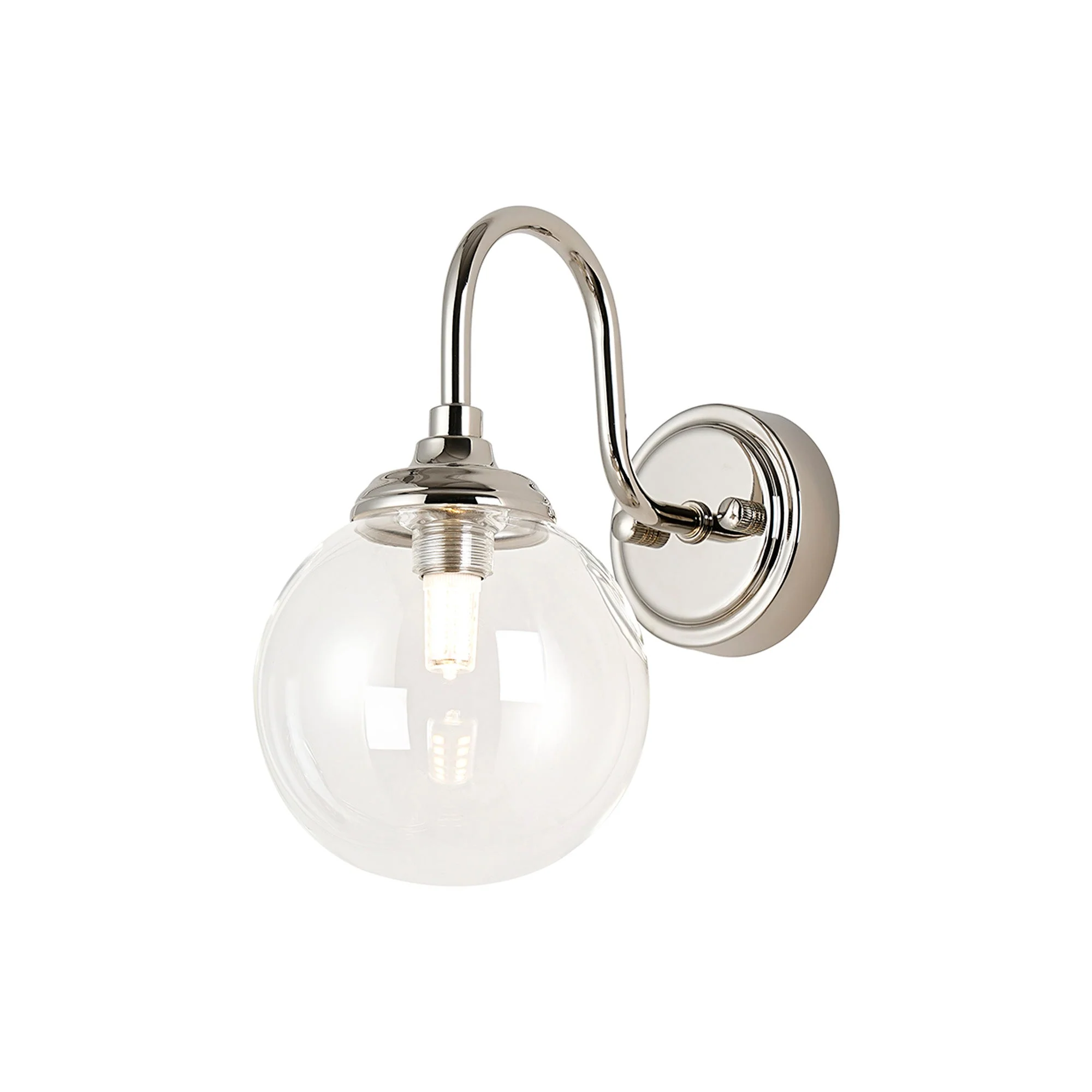 Earl 1Lt Curved Bathroom Wall Light IP44 -  Various Styles - Image 3