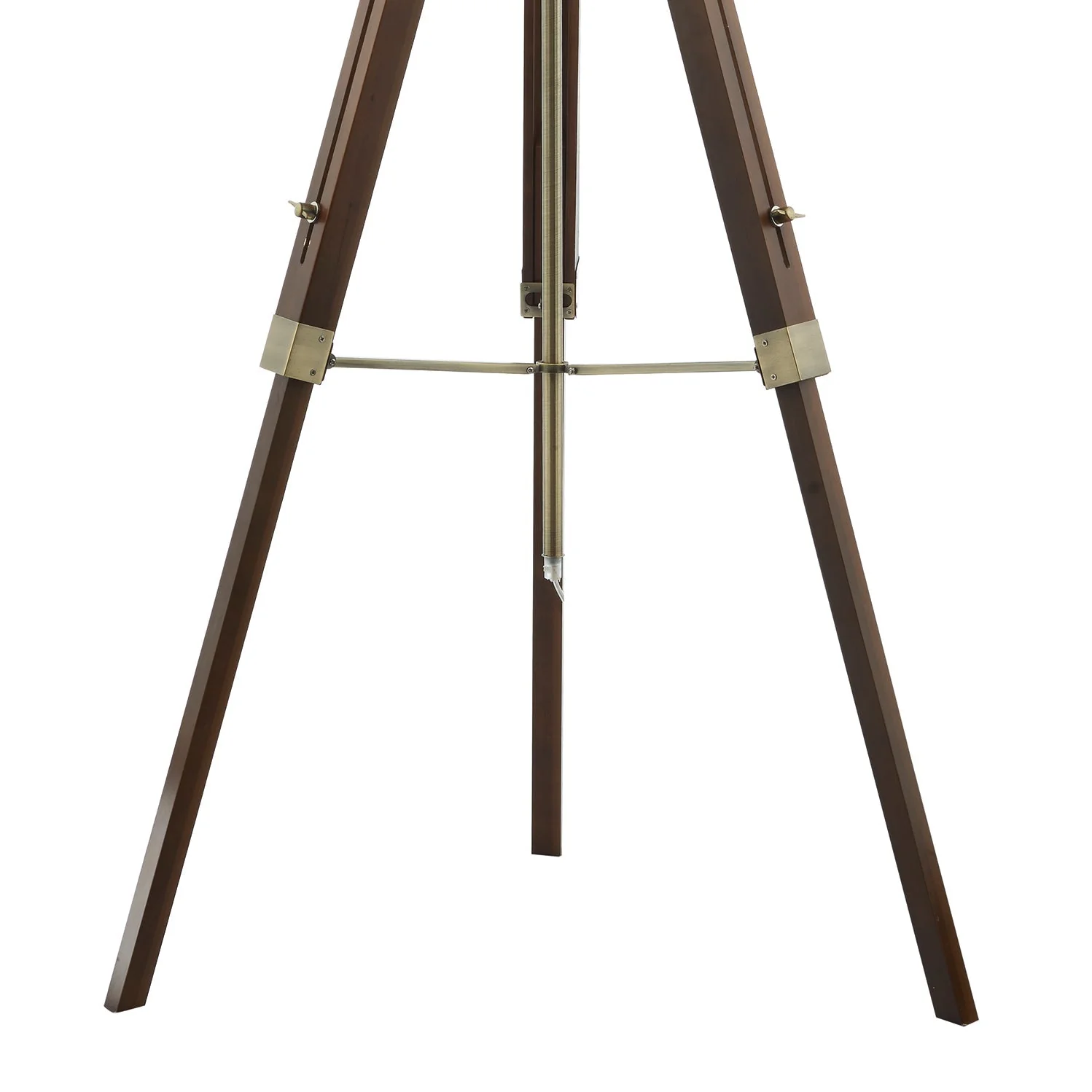 Easel Tripod Floor Lamp Dark Wood Base Only - Image 2