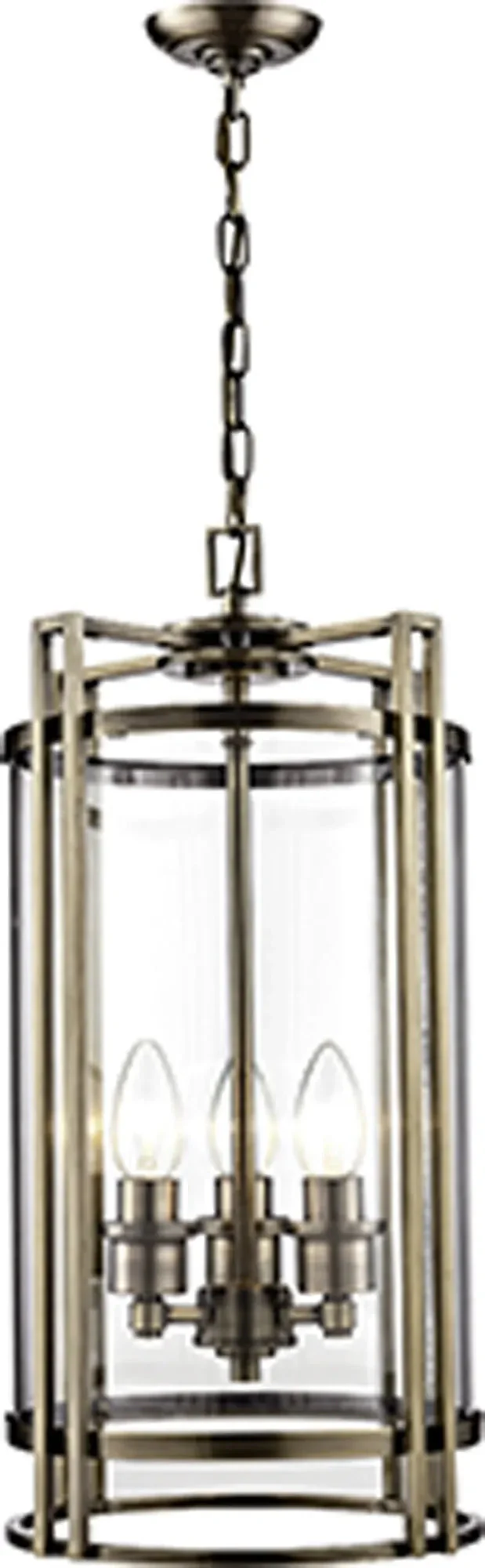 Eaton Pendant 3,4,6,12 Light- Polished Chrome/ Antique Brass - Image 10