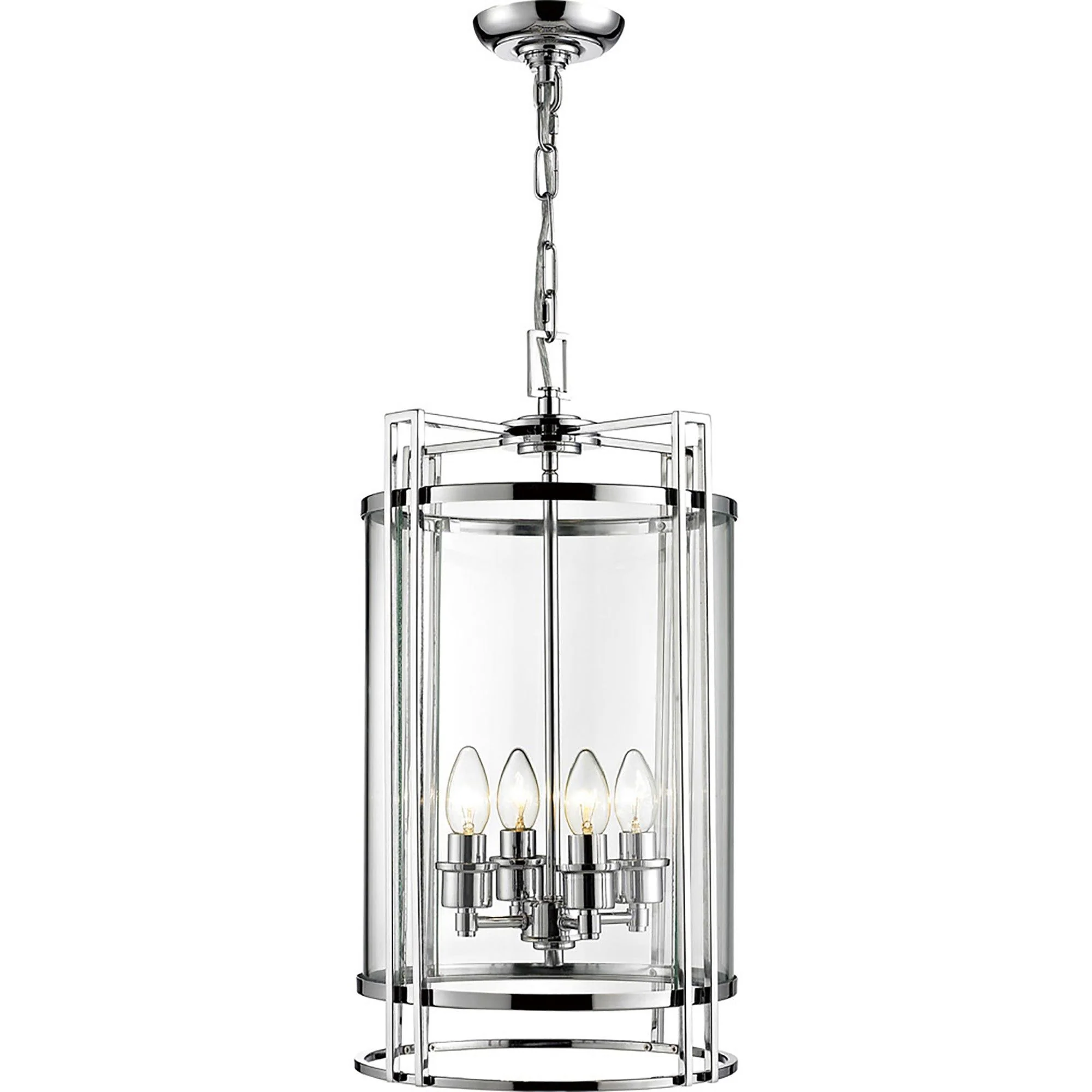 Eaton Pendant 3,4,6,12 Light- Polished Chrome/ Antique Brass - Image 11
