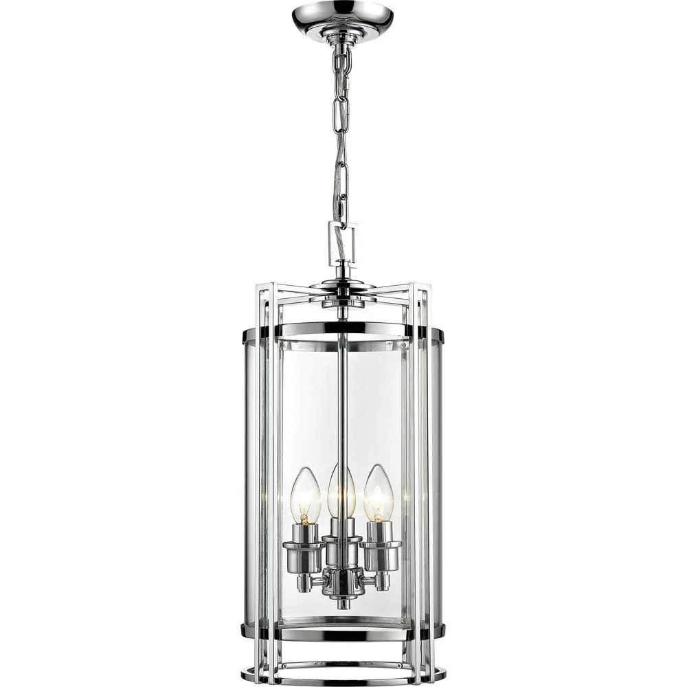 Eaton Pendant 3,4,6,12 Light- Polished Chrome/ Antique Brass - Image 14