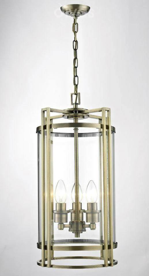 Eaton Pendant 3,4,6,12 Light- Polished Chrome/ Antique Brass - Image 15