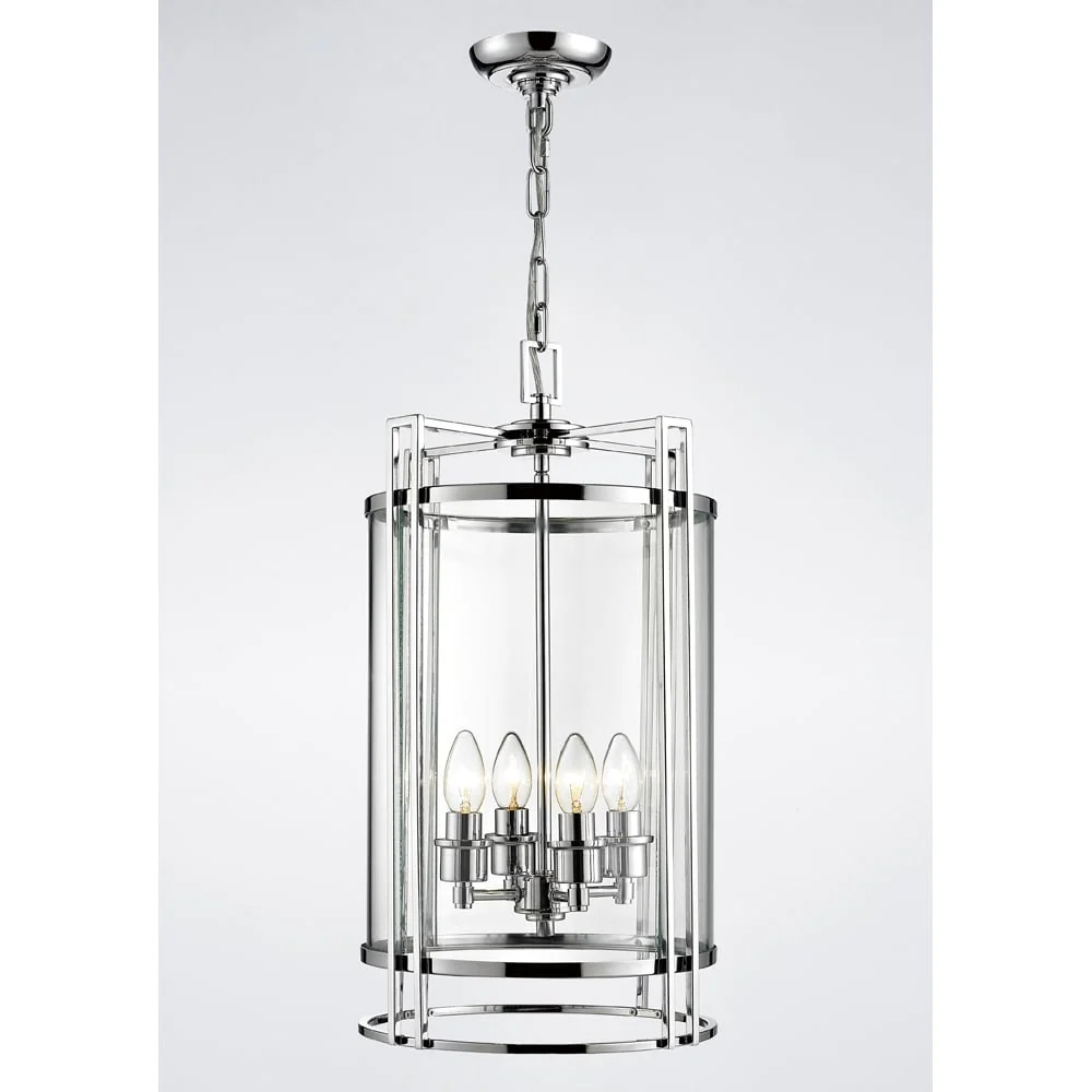 Eaton Pendant 3,4,6,12 Light- Polished Chrome/ Antique Brass - Image 16
