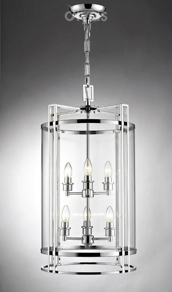 Eaton Pendant 3,4,6,12 Light- Polished Chrome/ Antique Brass - Image 18