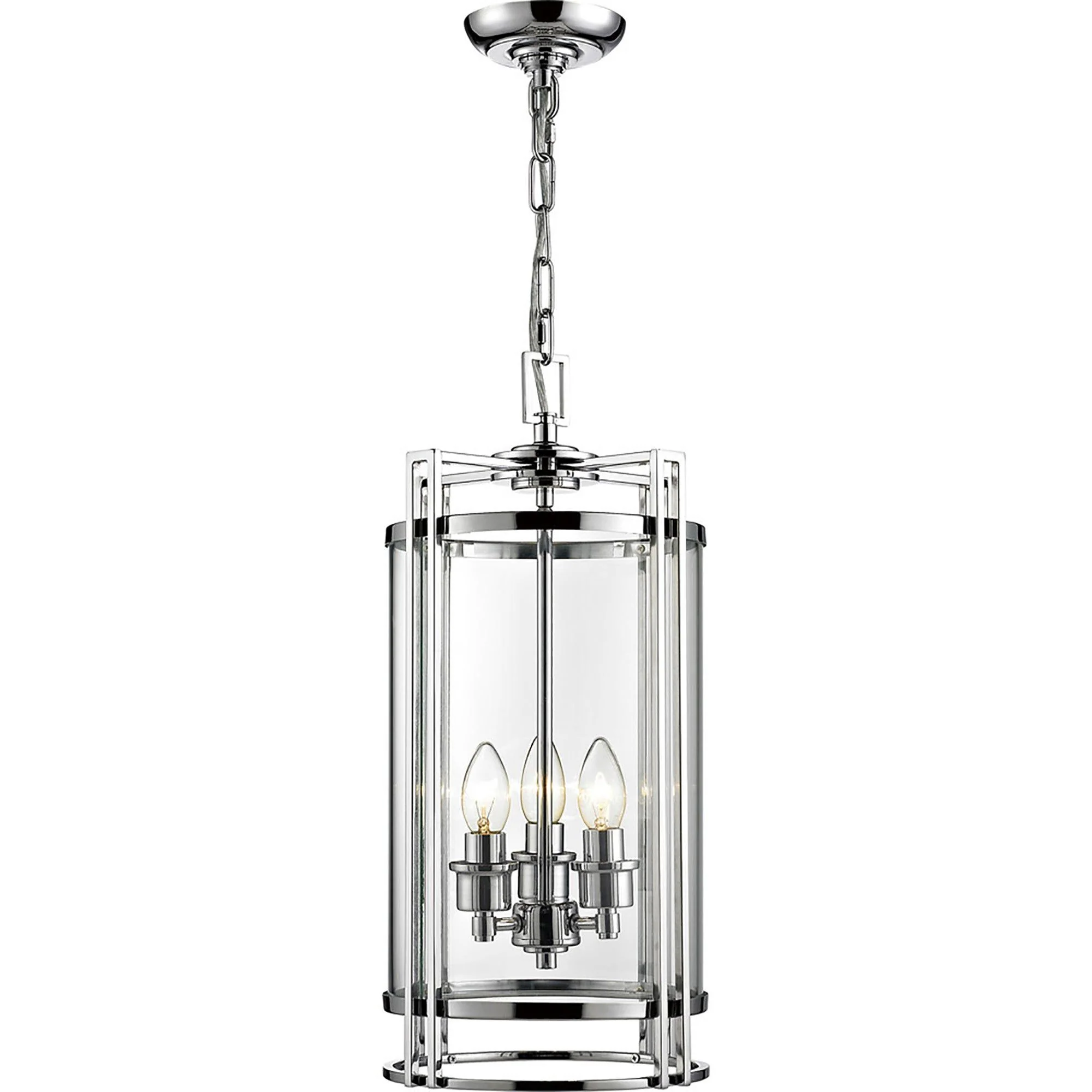 Eaton Pendant 3,4,6,12 Light- Polished Chrome/ Antique Brass - Image 2