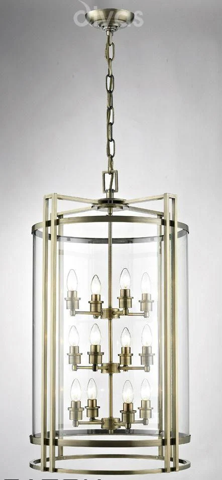 Eaton Pendant 3,4,6,12 Light- Polished Chrome/ Antique Brass - Image 21
