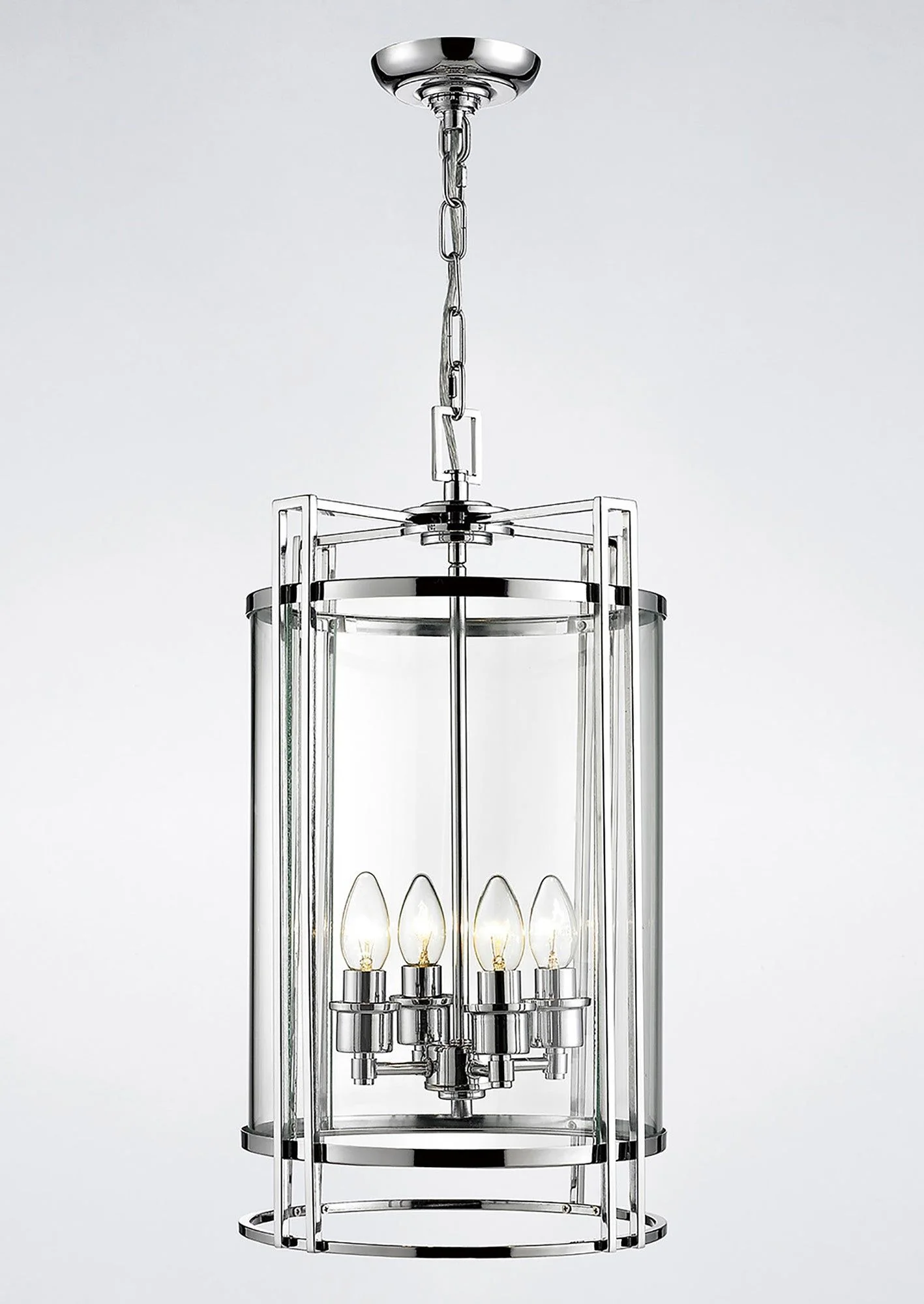 Eaton Pendant 3,4,6,12 Light- Polished Chrome/ Antique Brass - Image 9