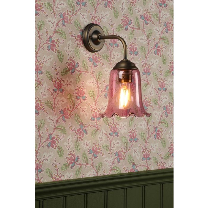 Ebba Wall Light- Antique Brass & Various Glass Colors - Image 9