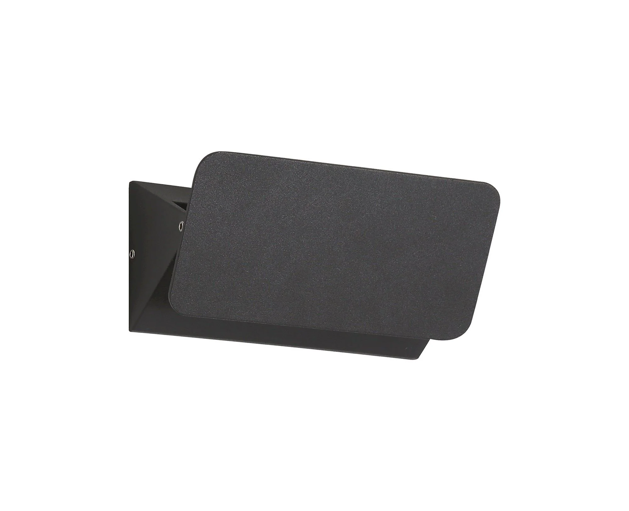 Ebony Up & Downward Lighting Wall Lamp, 1 x 5W LED, 3000K, 190lm, IP54, Anthracite, Sand White 3yrs Warranty - Image 3