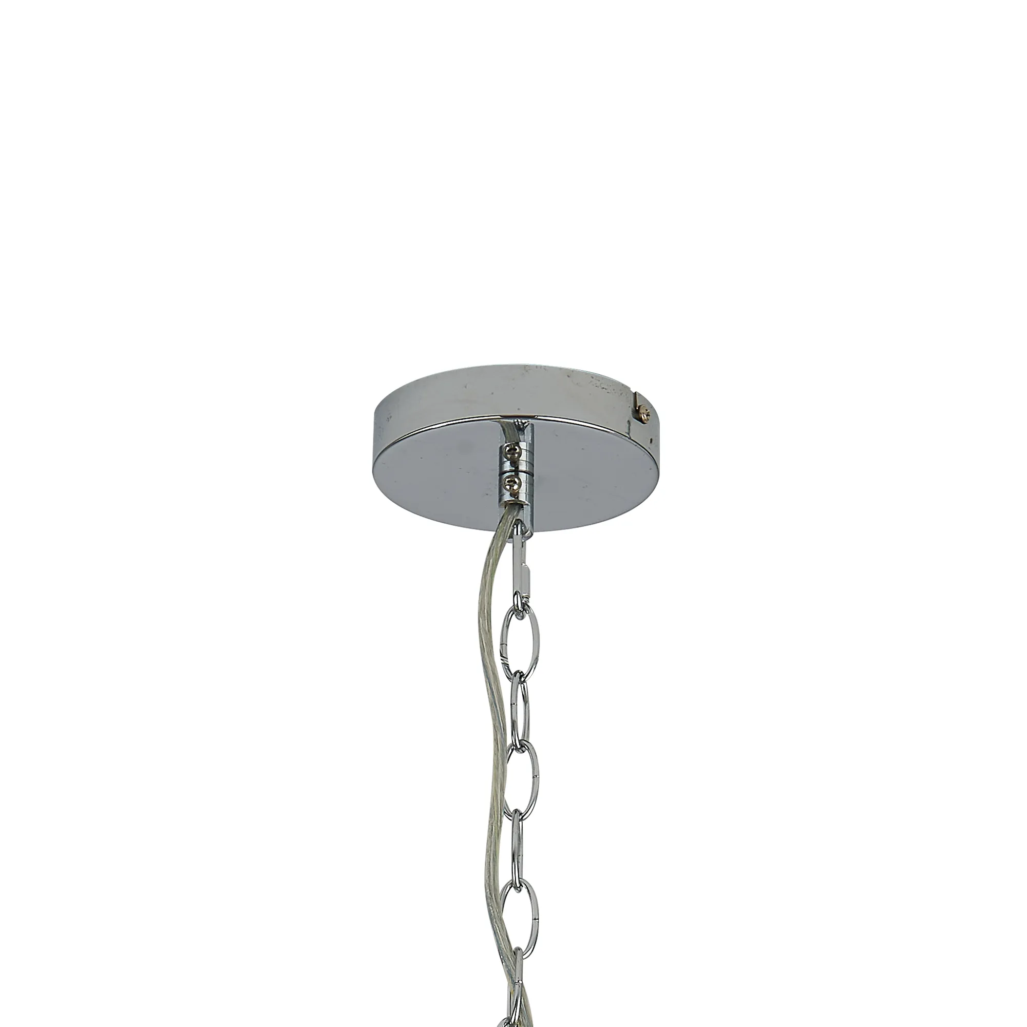 Eden Chain Single Pendant With Glass Rod Shade, 1 x E27- Various Finishes - Image 34