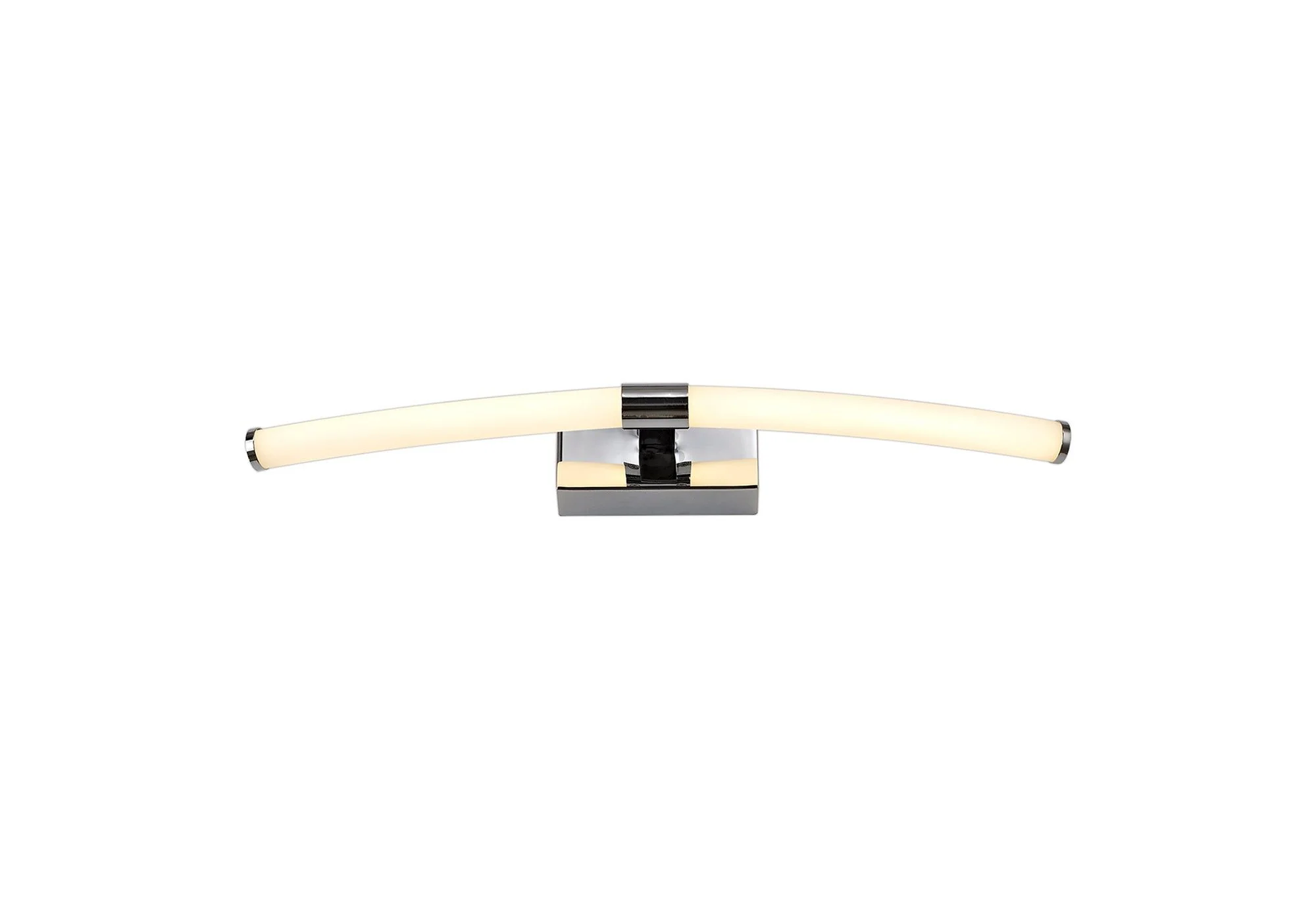 Edge Wall Lamp Large, 2 x 6W LED, 3000K, 840lm, IP44, Polished Chrome, 3yrs Warranty - Image 2