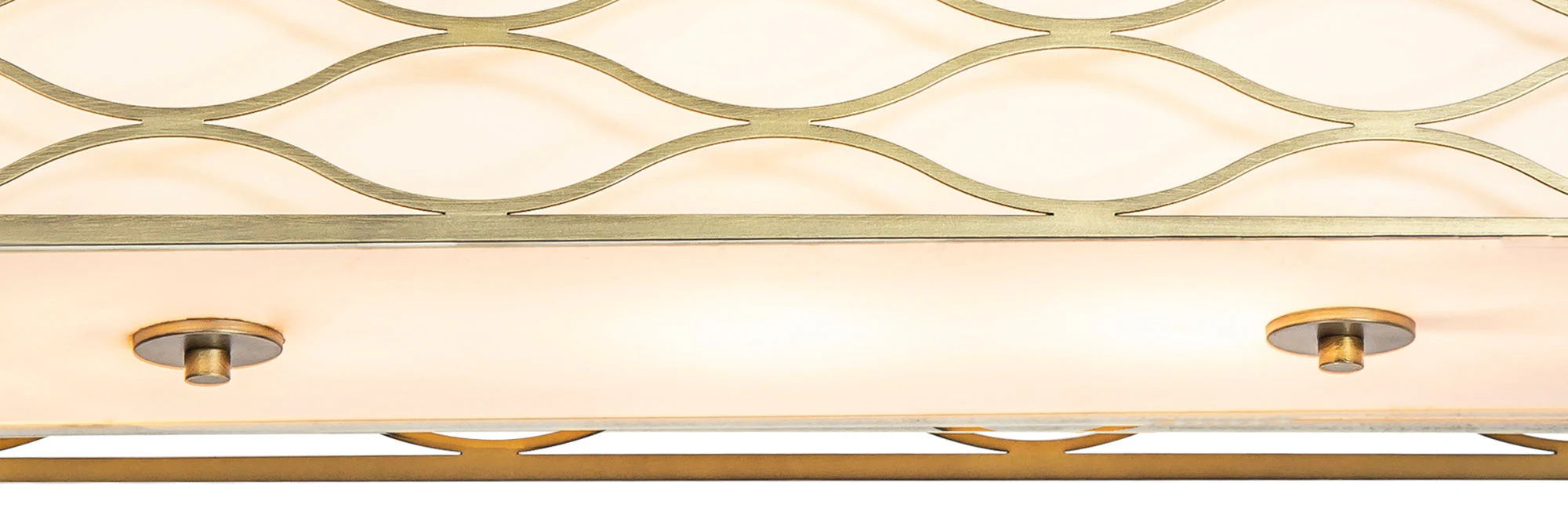 Edgerton Rectangle Kitchen Table/Island Light, 5 Light - Aged Gold & Cream Fabric Shade - Image 8