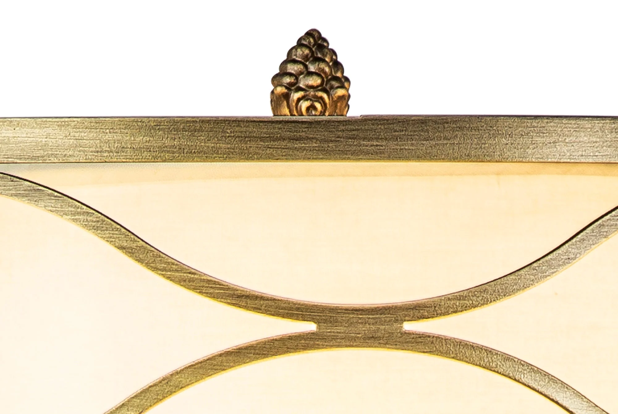 Edgerton Table Lamp 1 Light E27 Aged Gold  &  Cream Fabric Shade - Image 5