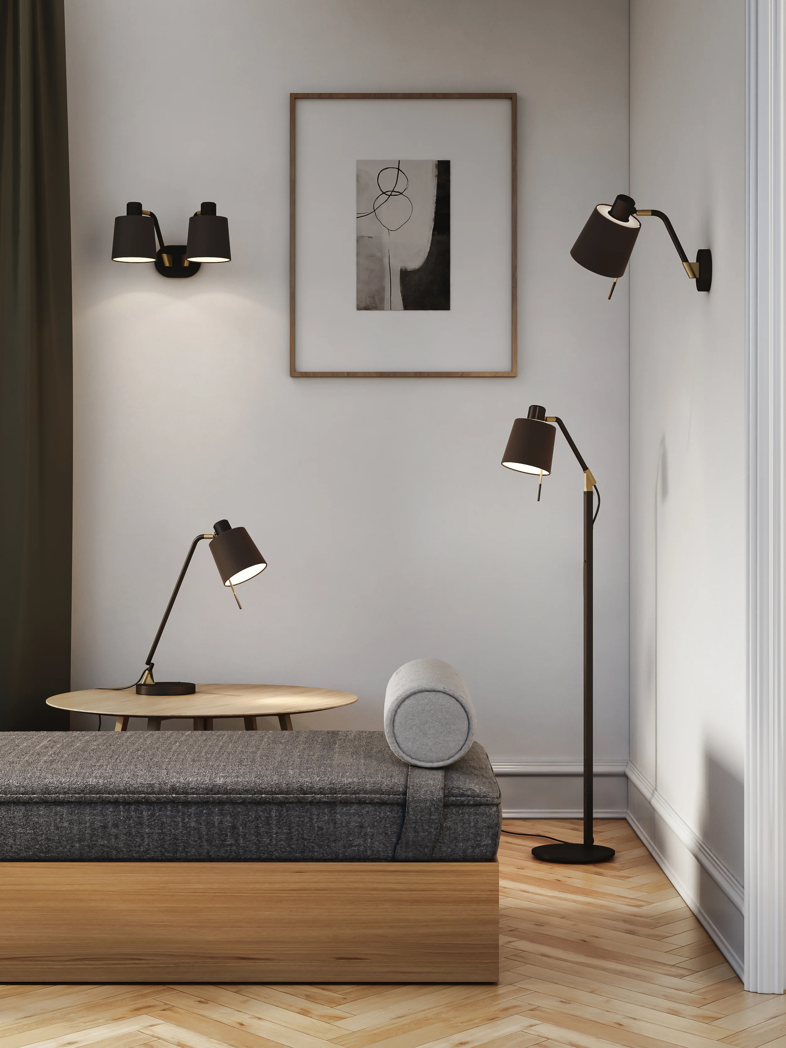 Edward Twin Wall Light - Image 7
