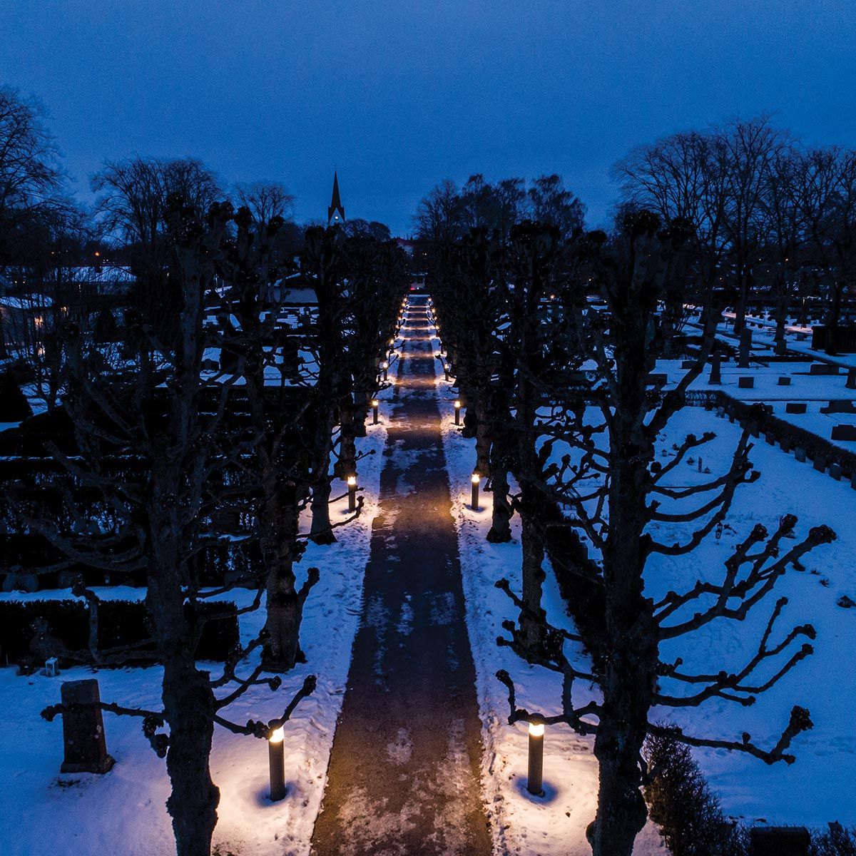 Egersund LED Bollard Various Type - Graphite Integrated LED IP65 - Image 12