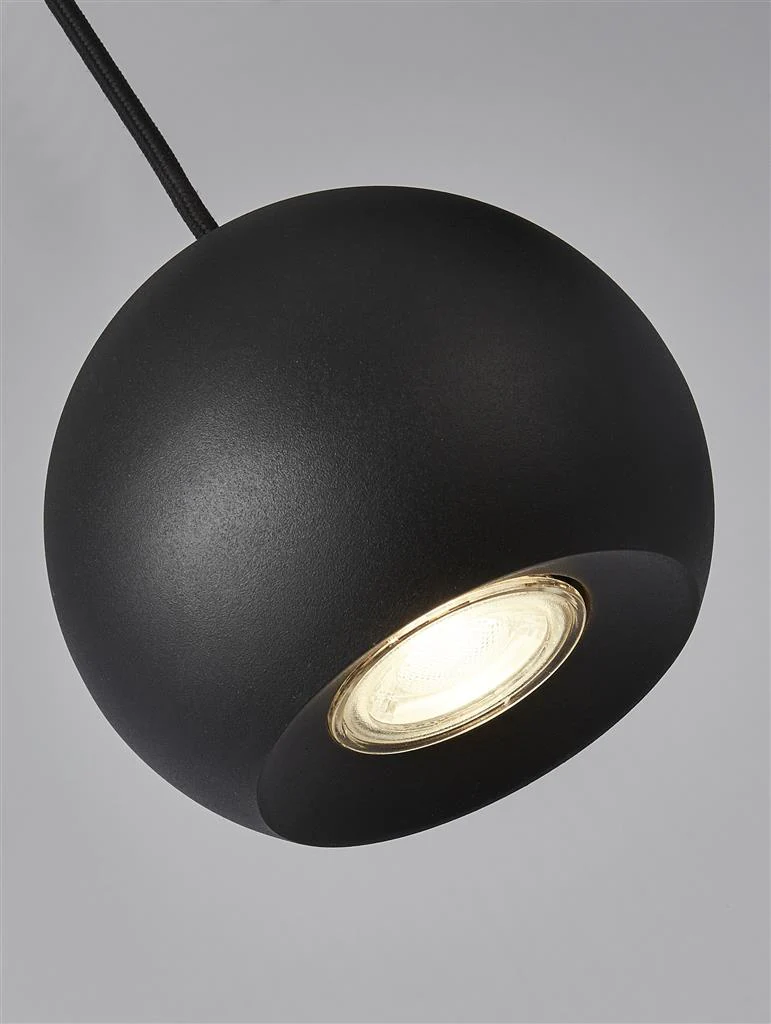 Eindhoven  4/5Lt Kitchen Light - Sand Black Metal - Image 4