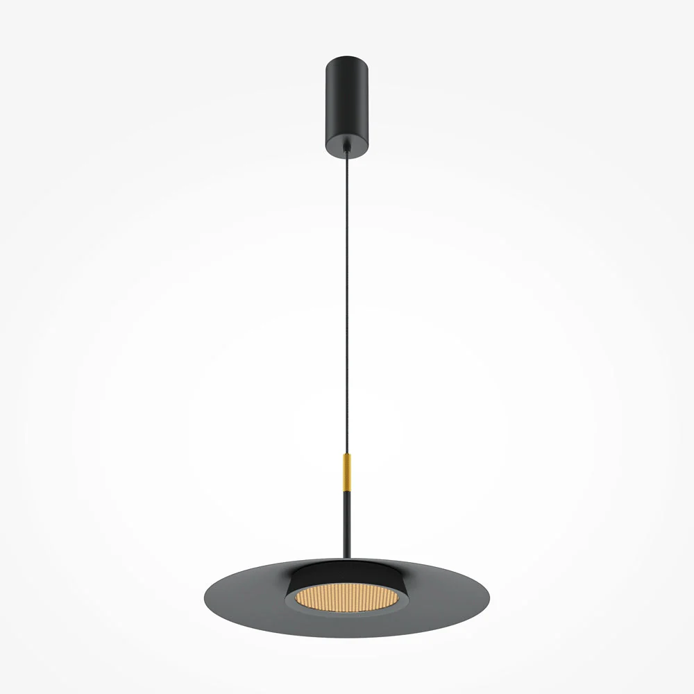 El Plate Pendant lamp- Black/ White Finishes - Image 3
