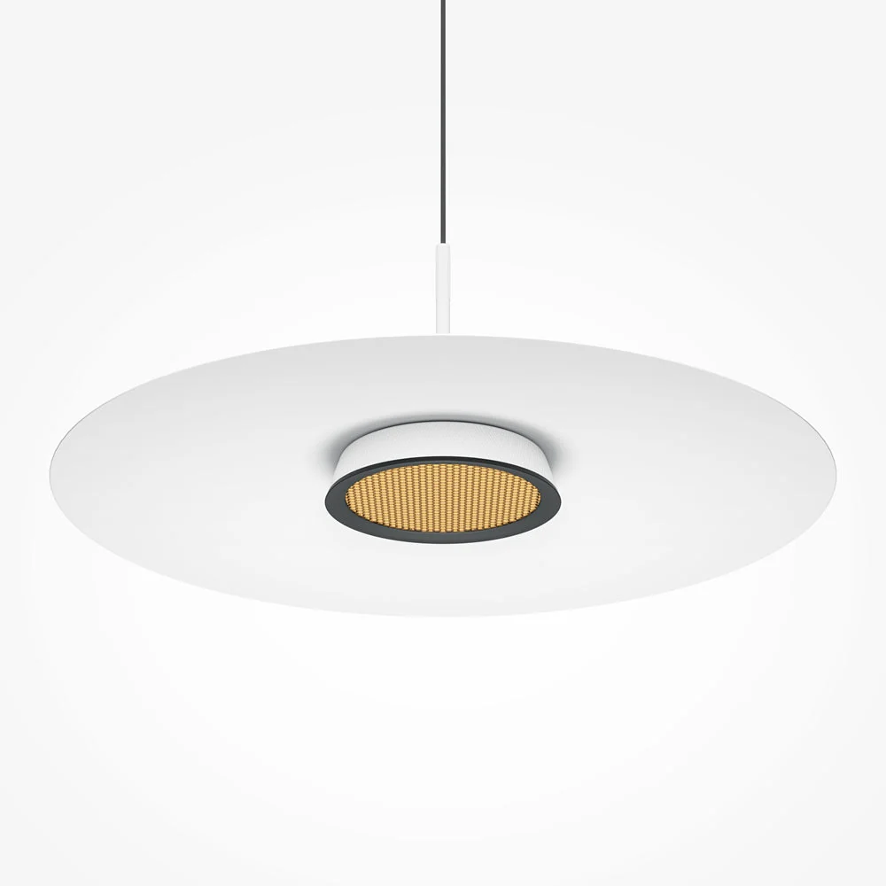 El Plate Pendant lamp- Black/ White Finishes - Image 5