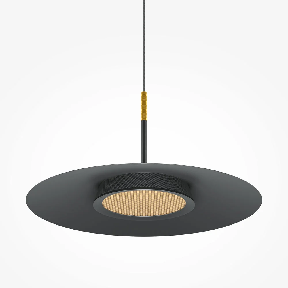 El Plate Pendant lamp- Black/ White Finishes - Image 9