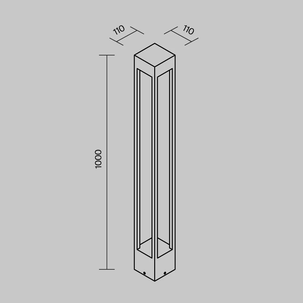 Elbe LED Bollards Landscape lighting- Various Sizes - Image 7